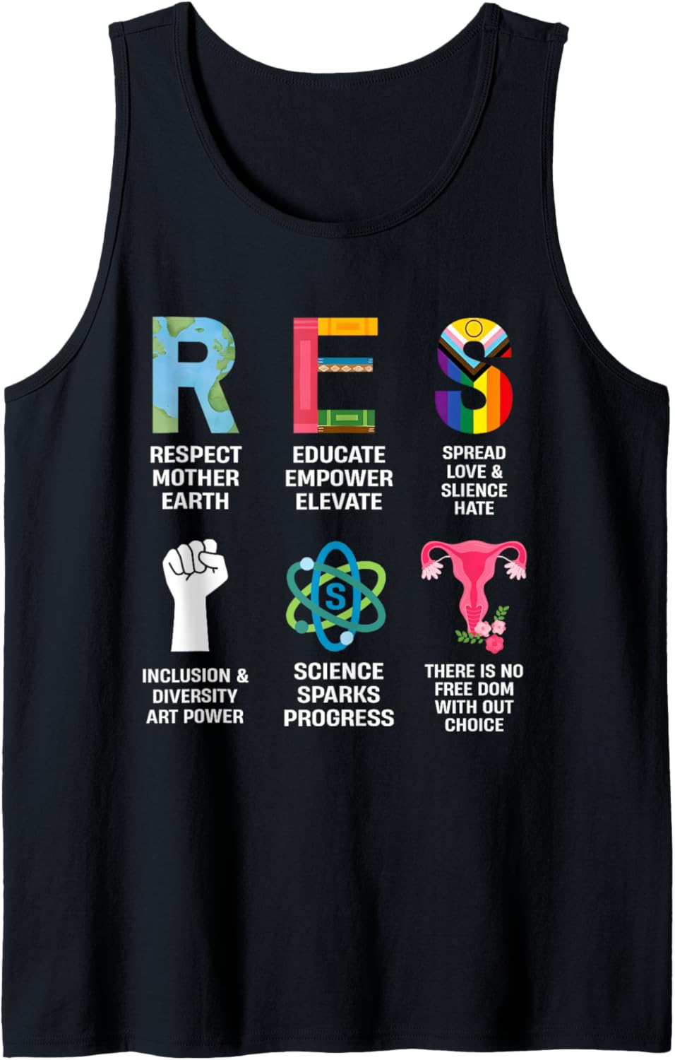 Banned Books Reproductive Lgbt Rights Social Justice Resist Tank Top