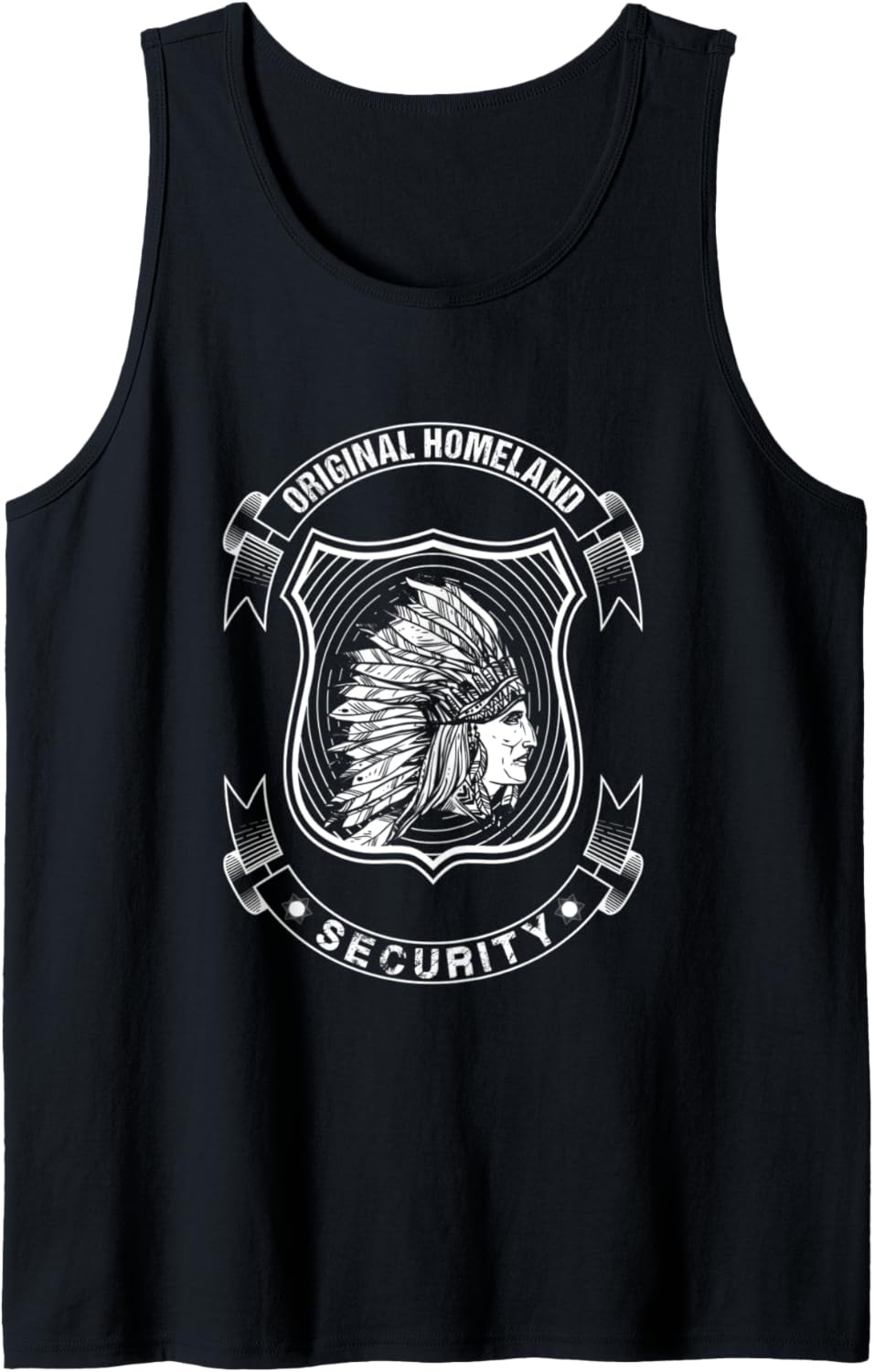 Border Wall Immigration Human Rights Native American Tank Top