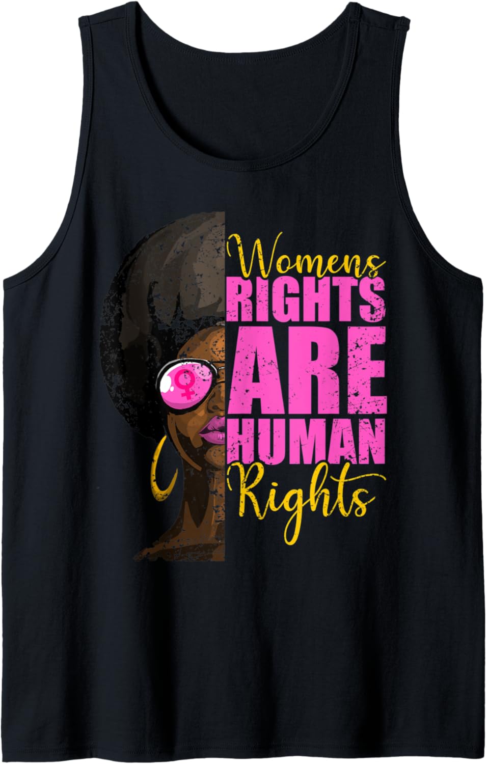 Black Feminist Women's Rights Are Human Rights Tank Top