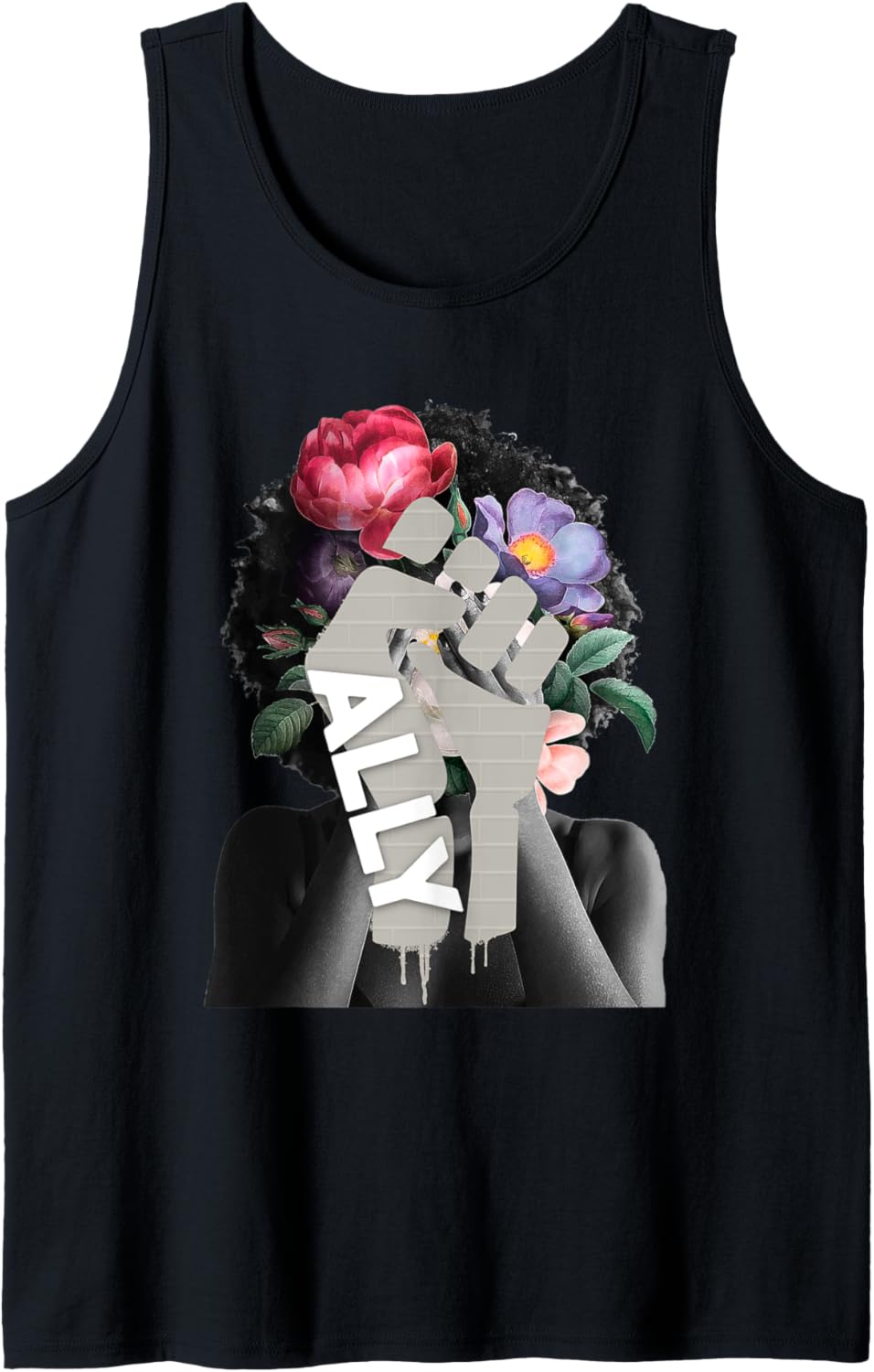 BLM Ally Proud Ally Social Justice Stands Up For Equality Tank Top