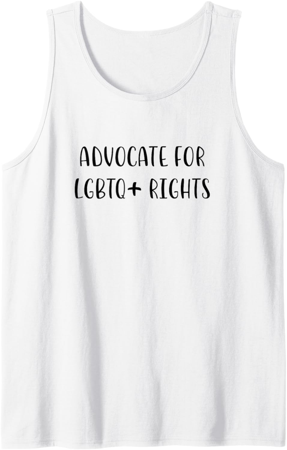 Advocate for LGBTQ+ Rights Support Social Justice Statement Tank Top