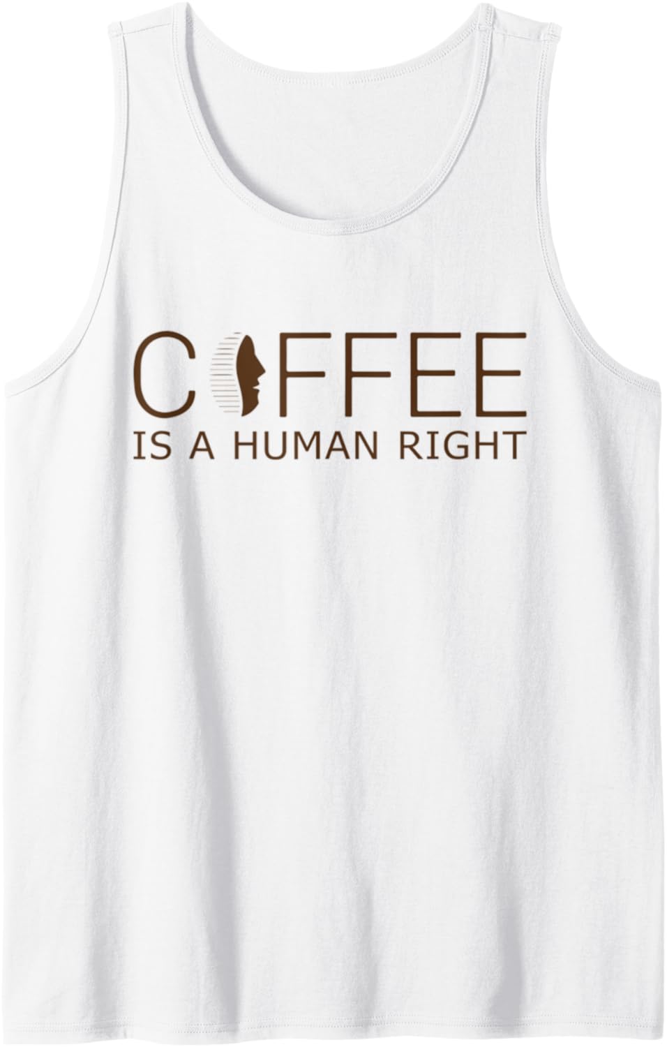 Coffee Is A Human Right Funny Caffeine Lover Tank Top