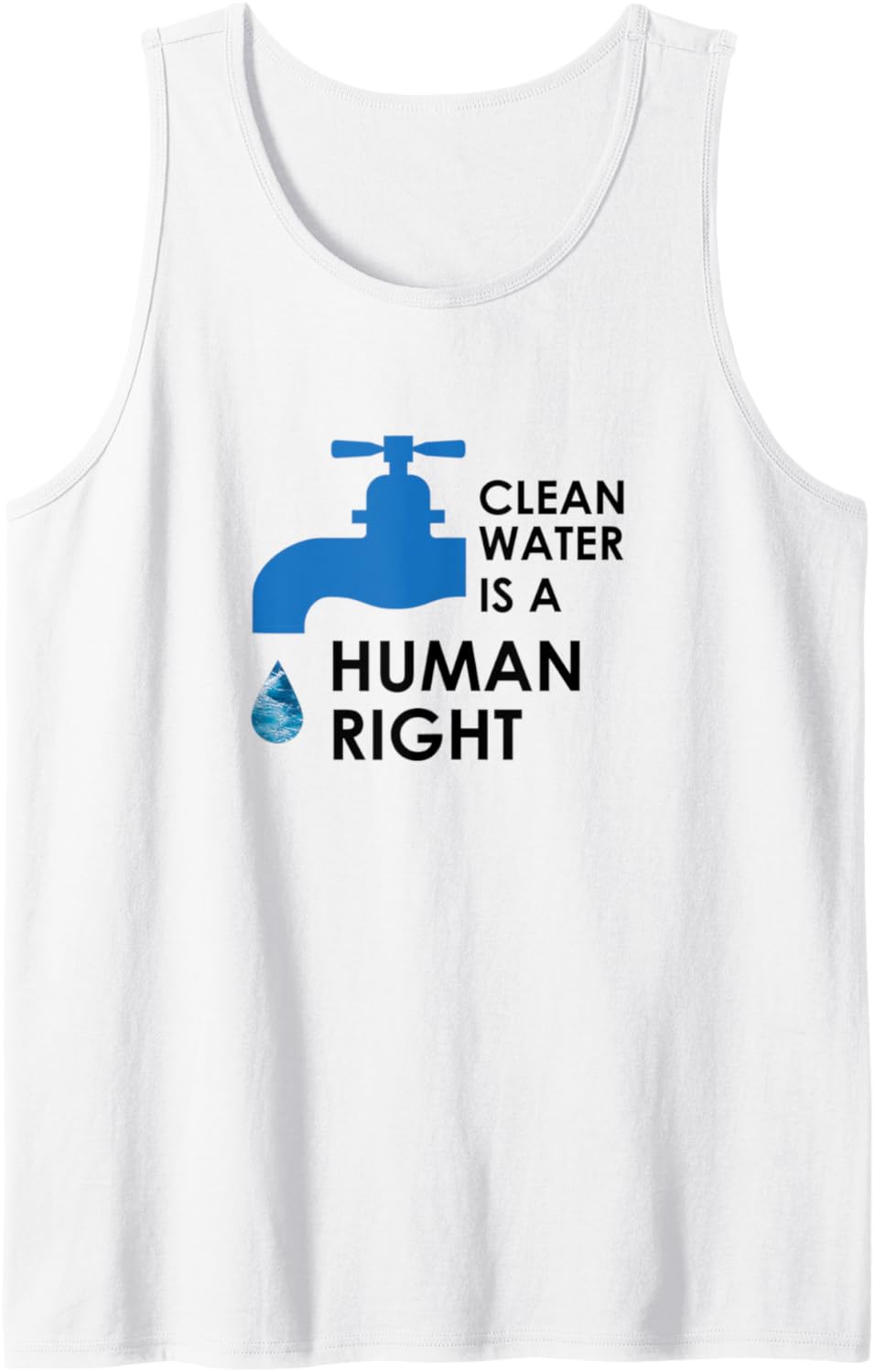 Clean Water is a Human Right Tank Top