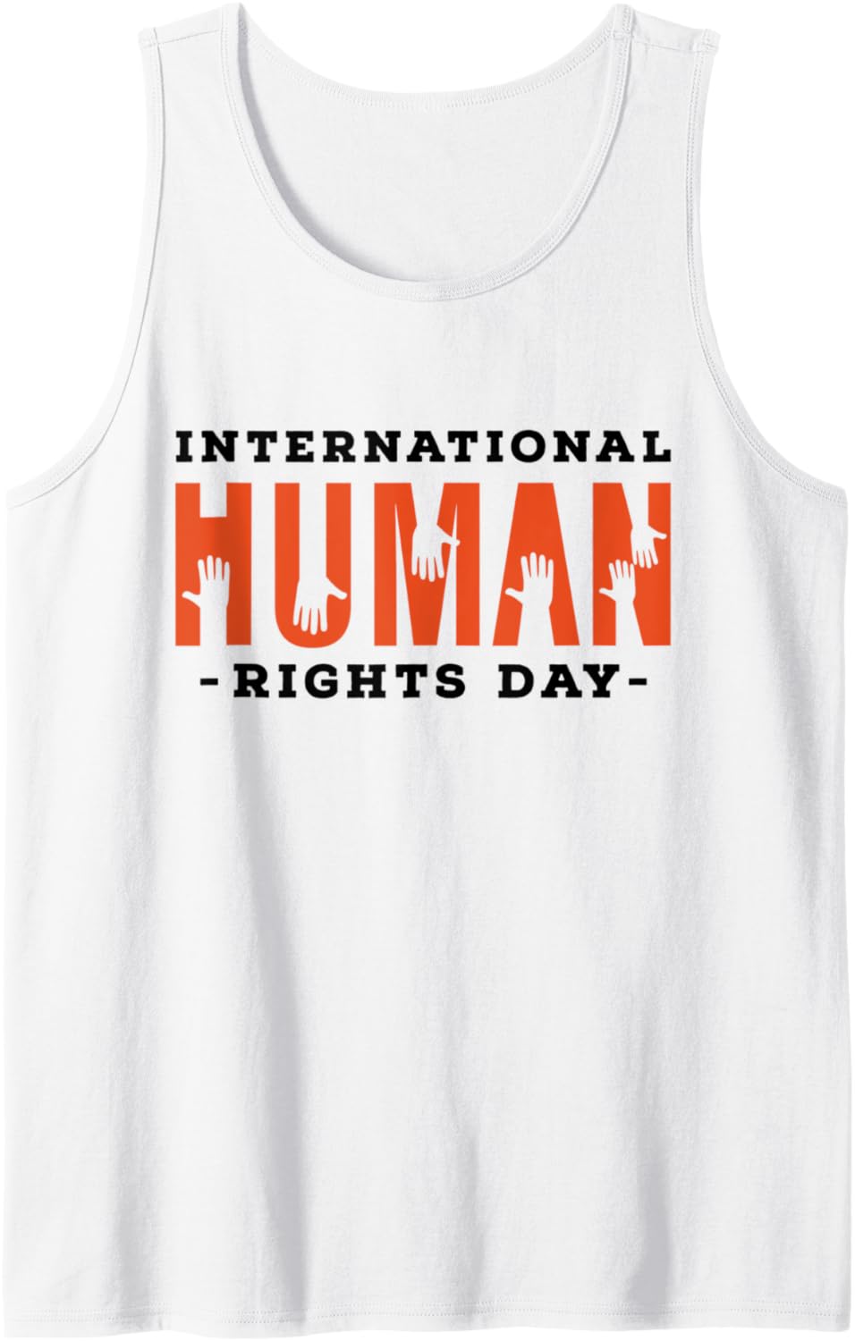 Celebrate International Human Rights Day Shirt Sharing Hands Tank Top