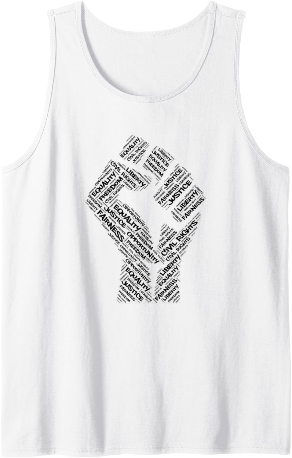 Black Power Fist Civil Rights Movement Social Justice Tank Top
