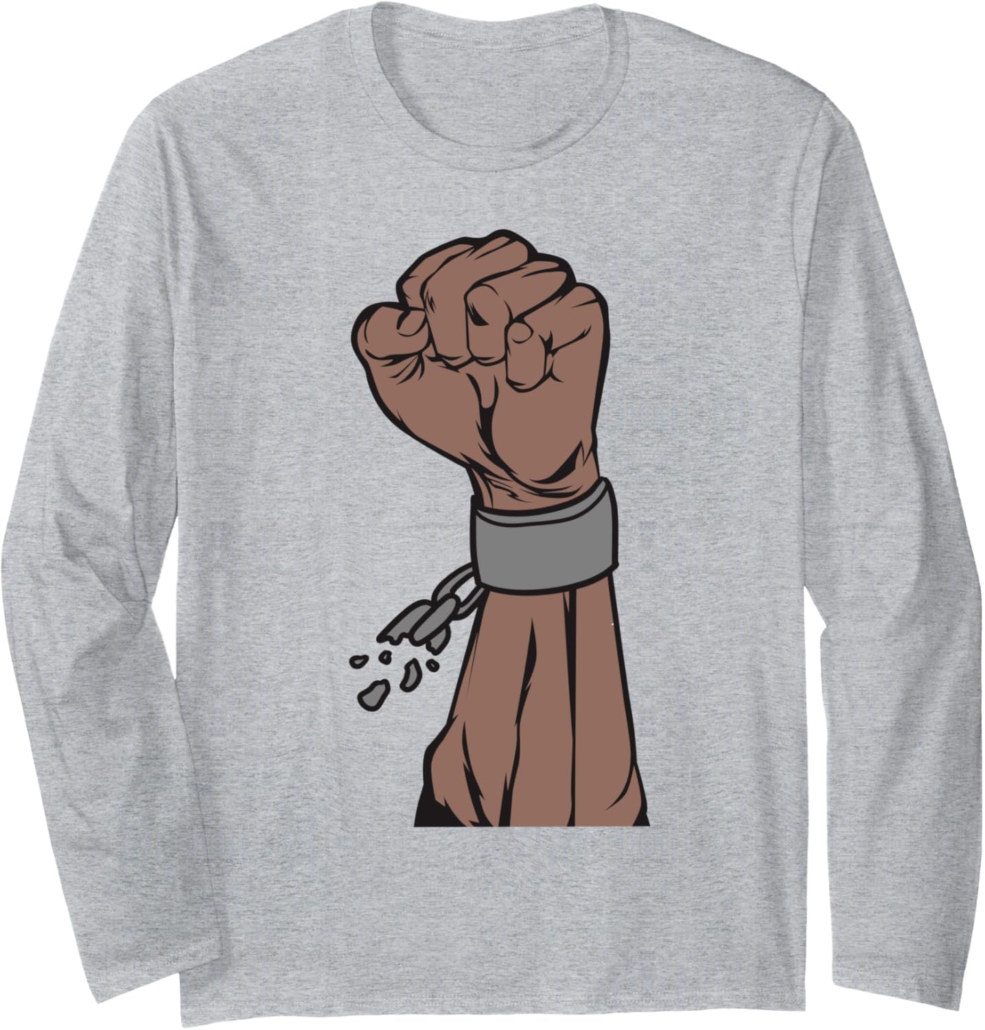 Black Lives Matter no racism human right Long Sleeve