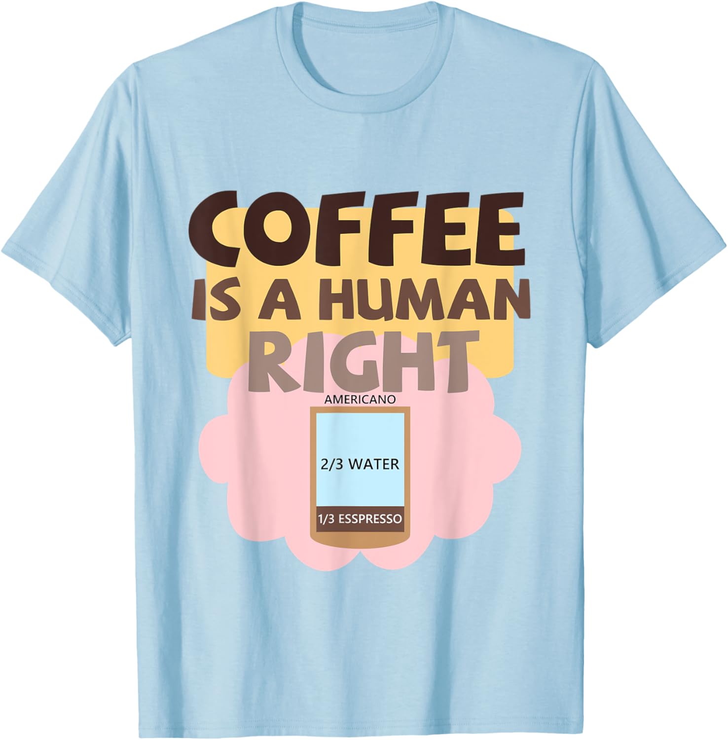 Coffee Is A Human Right Essential T Shirt Americano