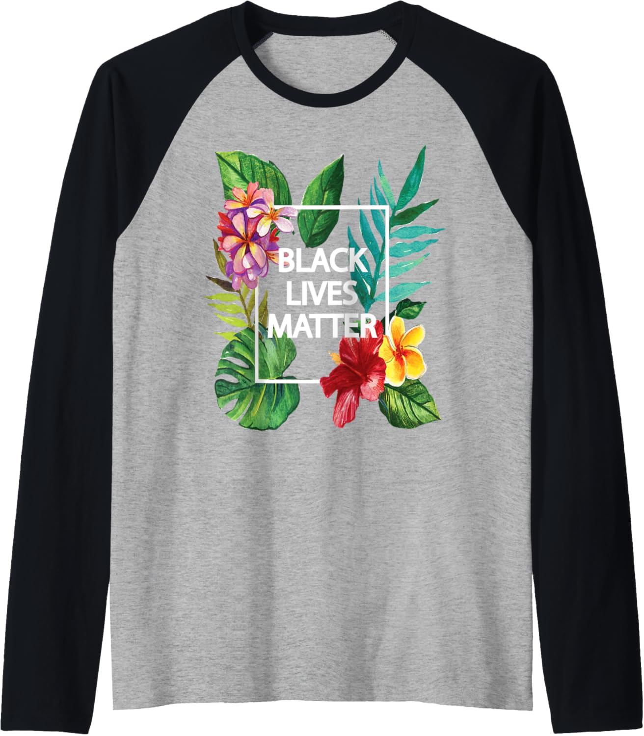 Black Lives Matter Gardener Gifts for BLM Social Justice Raglan Baseball Tee
