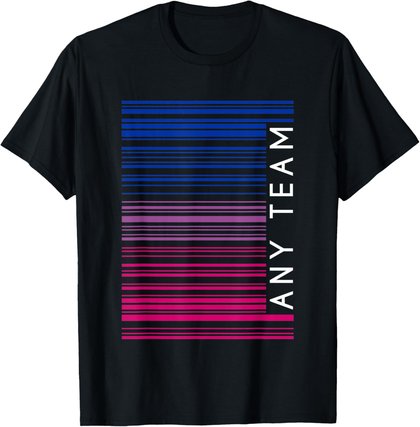 Any Team Bisexual Flag Bi Barcode LGBTQ Social Justice