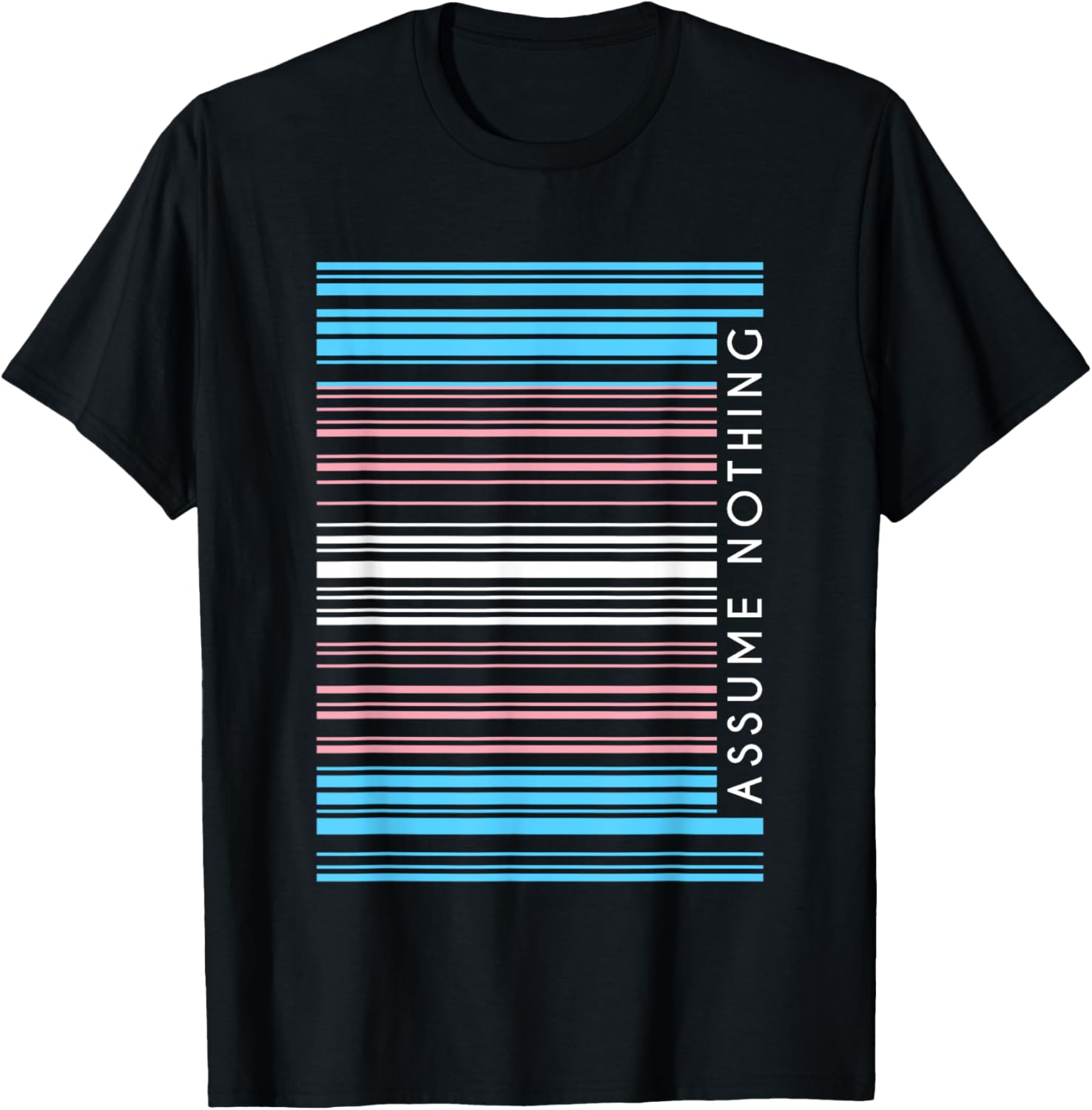 Assume Nothing Trans Barcode LGBT Social Justice Transgender