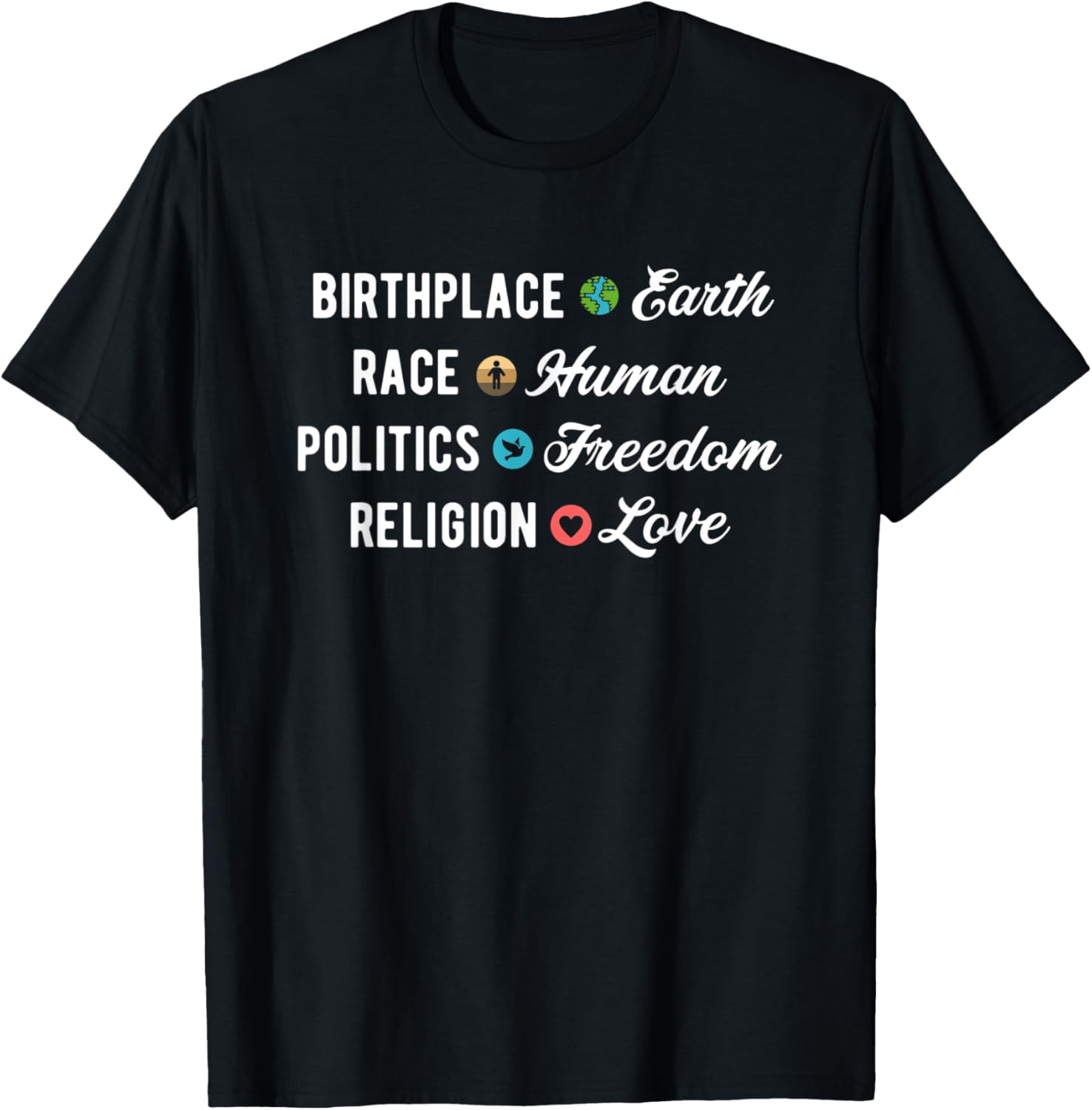 Birthplace Earth Race Human Rights Politics Freedom Love