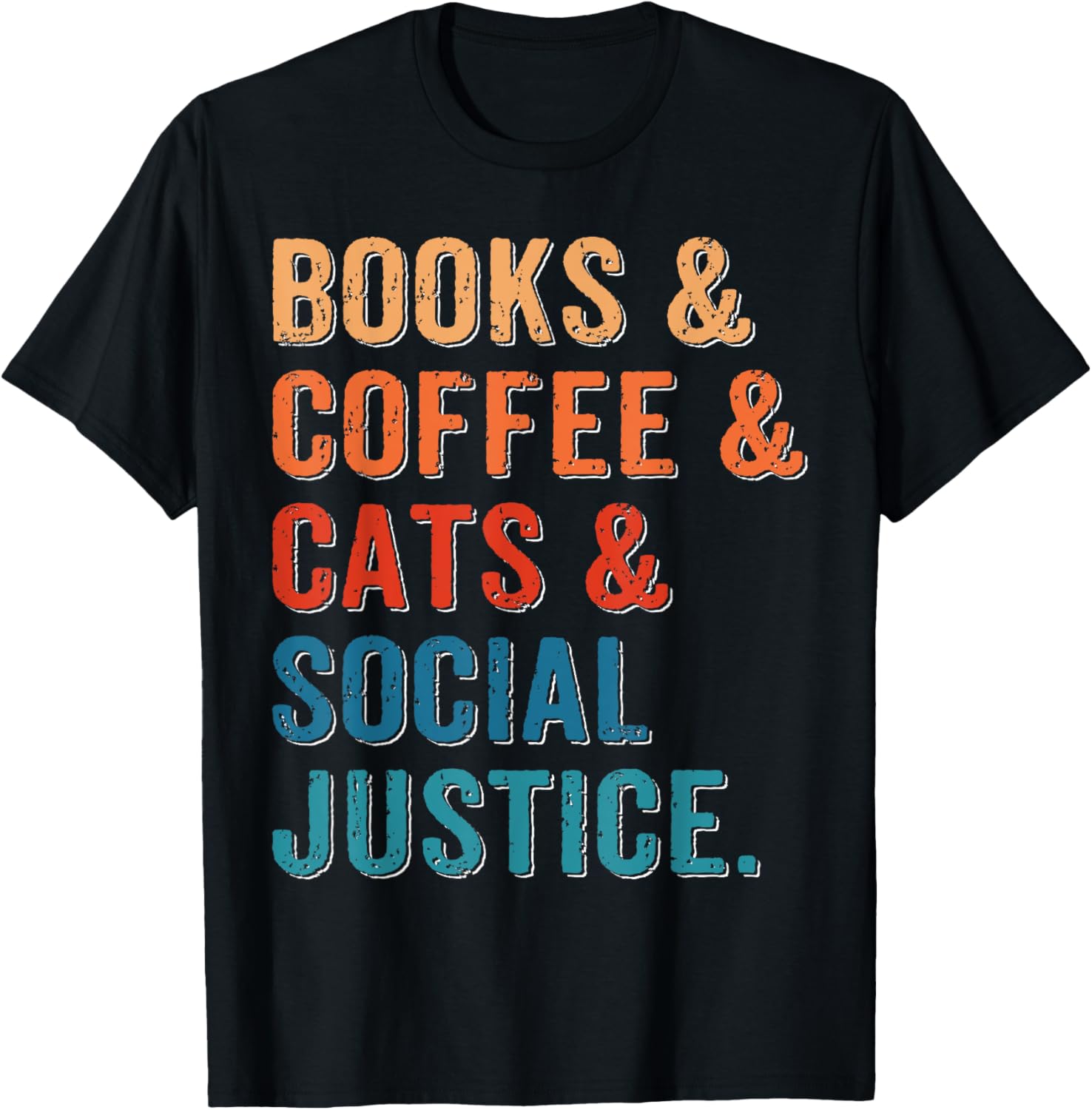 Book Coffee Cat and Social Justice Coffee Drinker Cat Lover