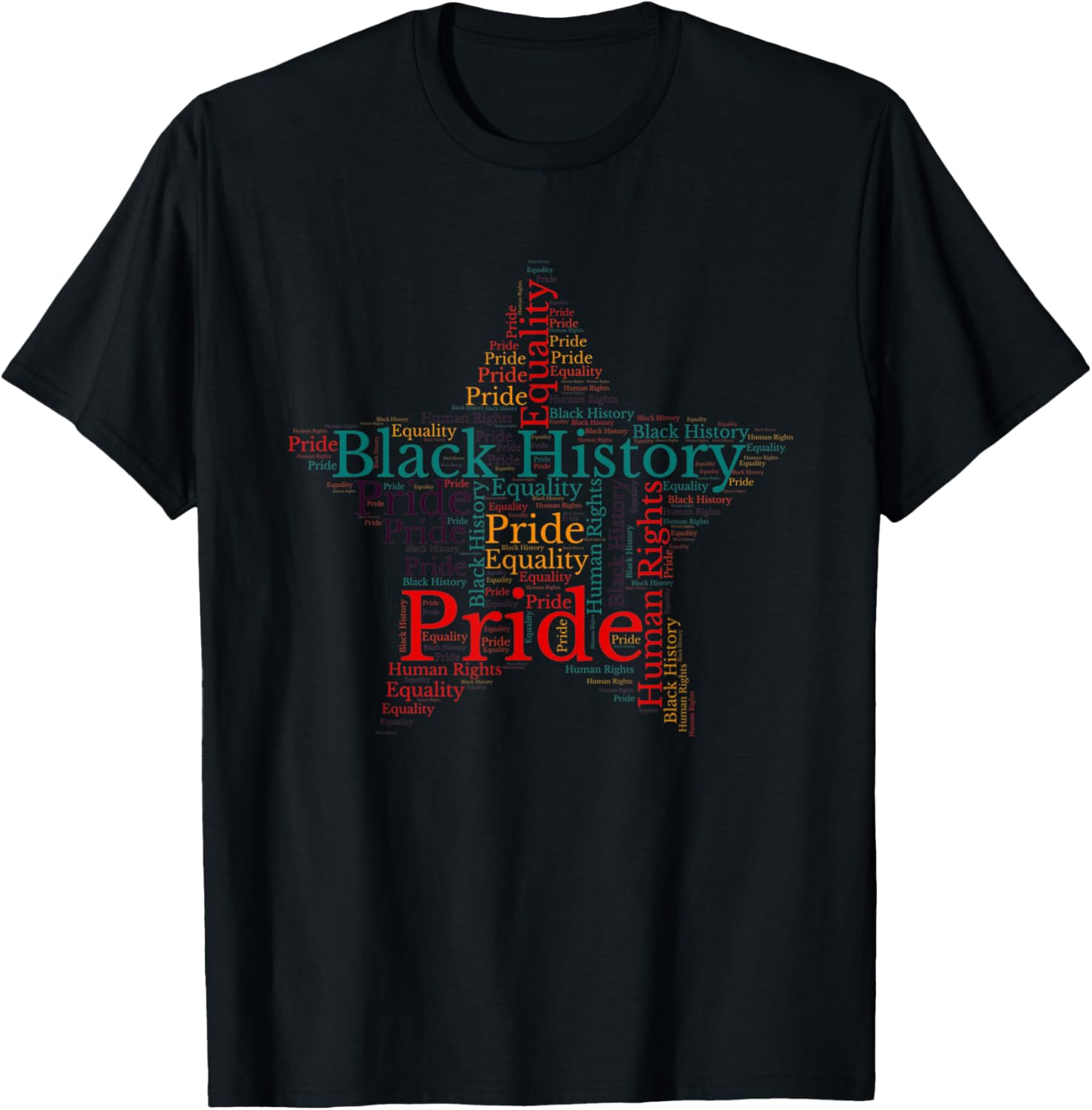 Black History Month Human Rights Pride Star