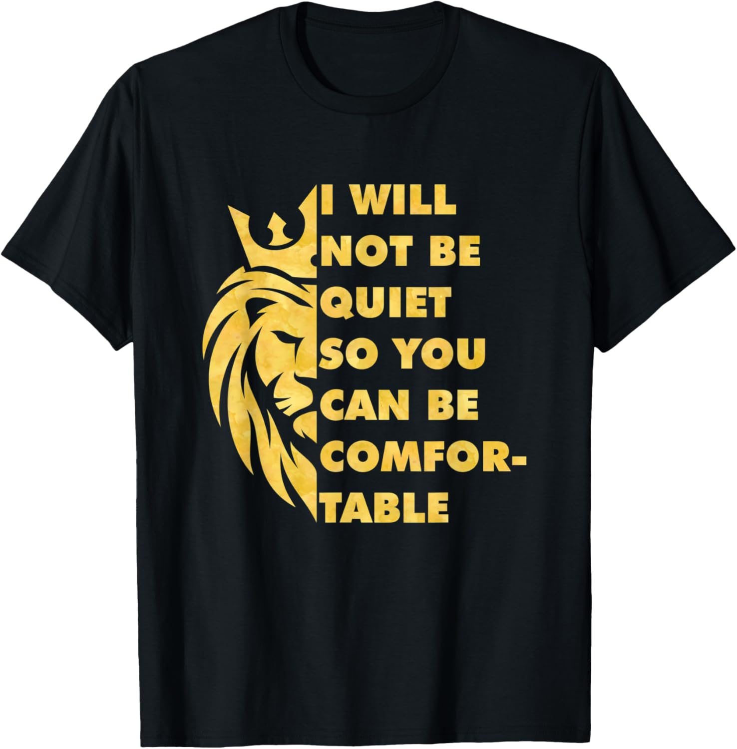 African Lion I Will Not Be Quiet Social Justice