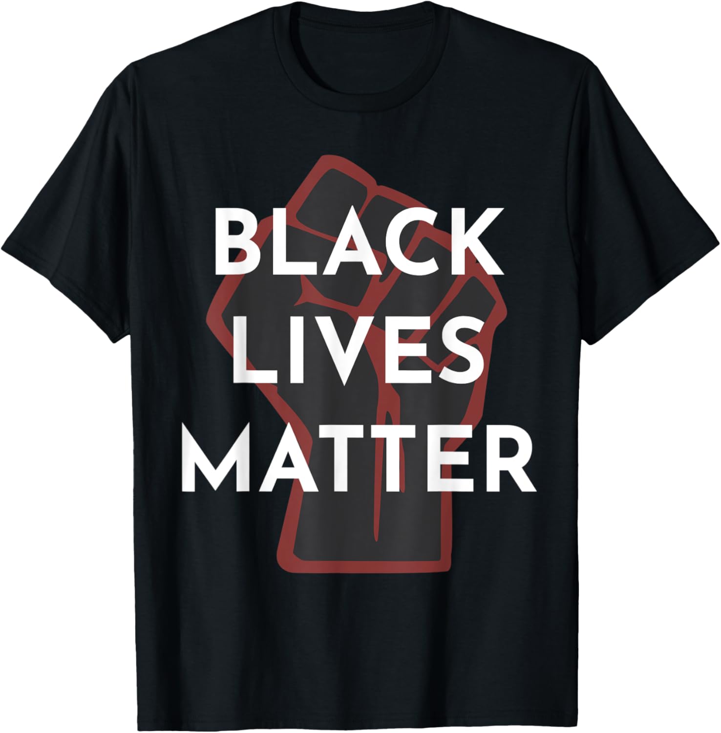 Black Lives Matter Red Fist | BLM Social Justice