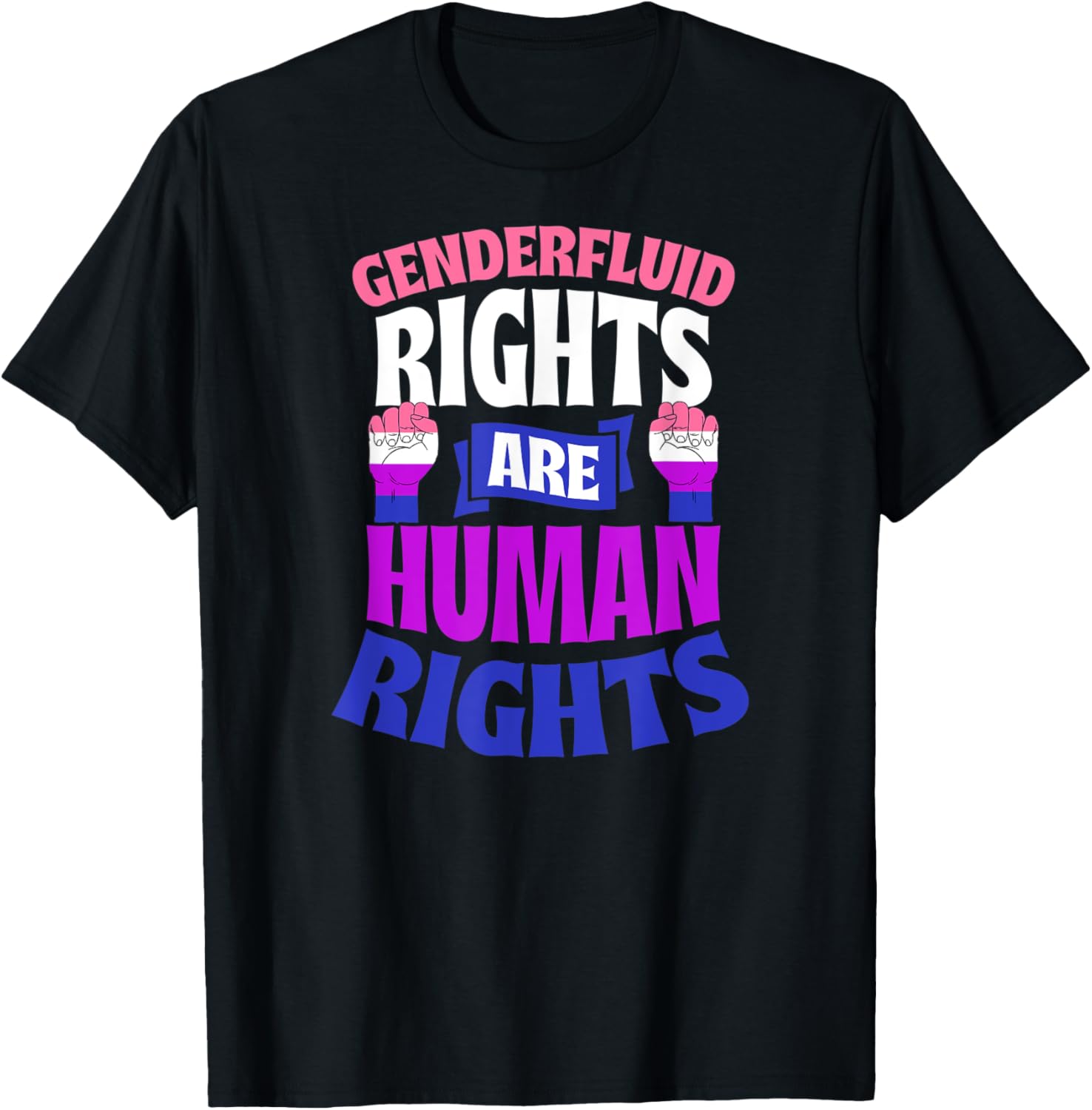 Genderfluid Rights Are Human Rights Genderqueer Pride