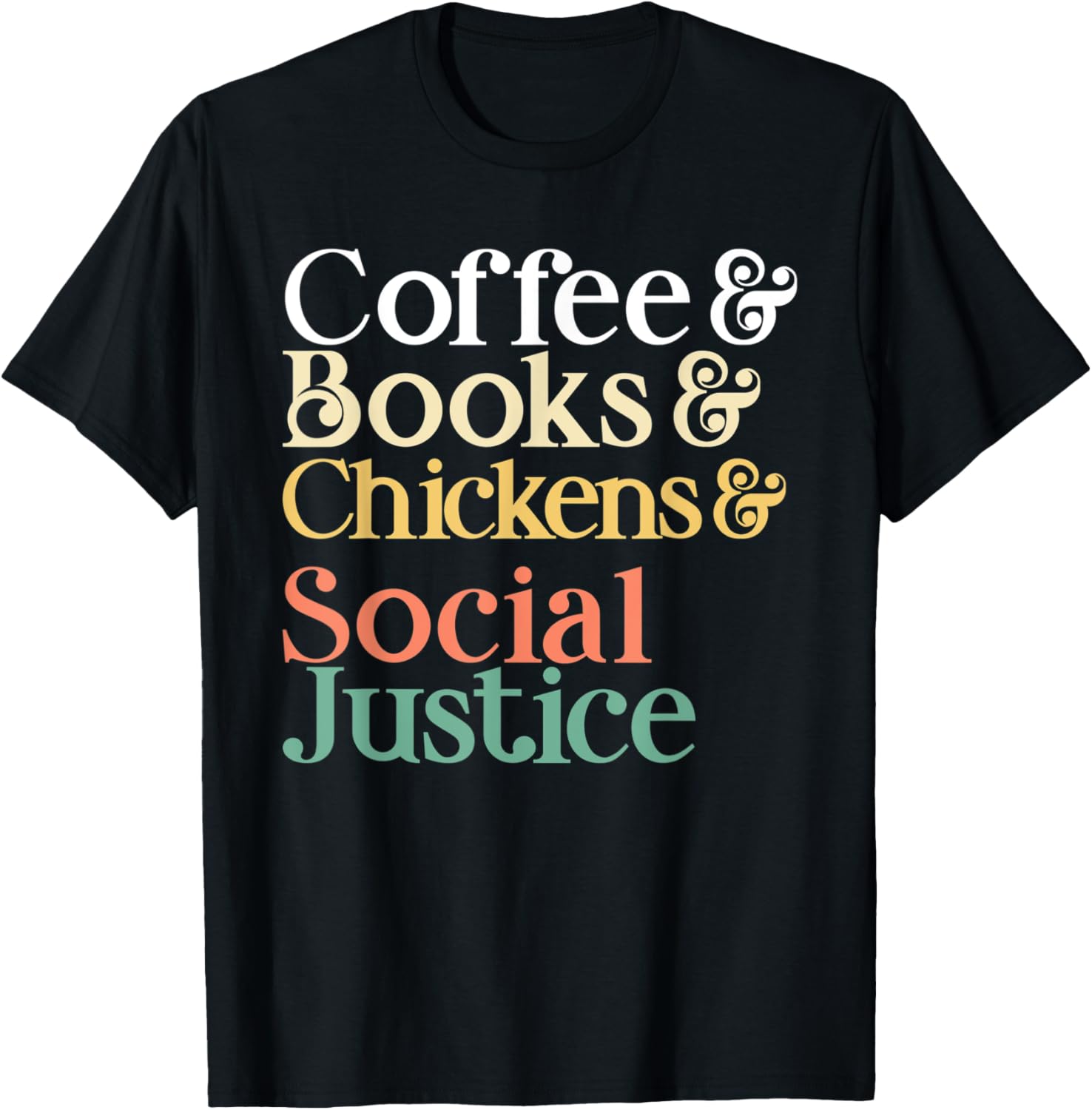 Coffee Books Chickens Social Justice