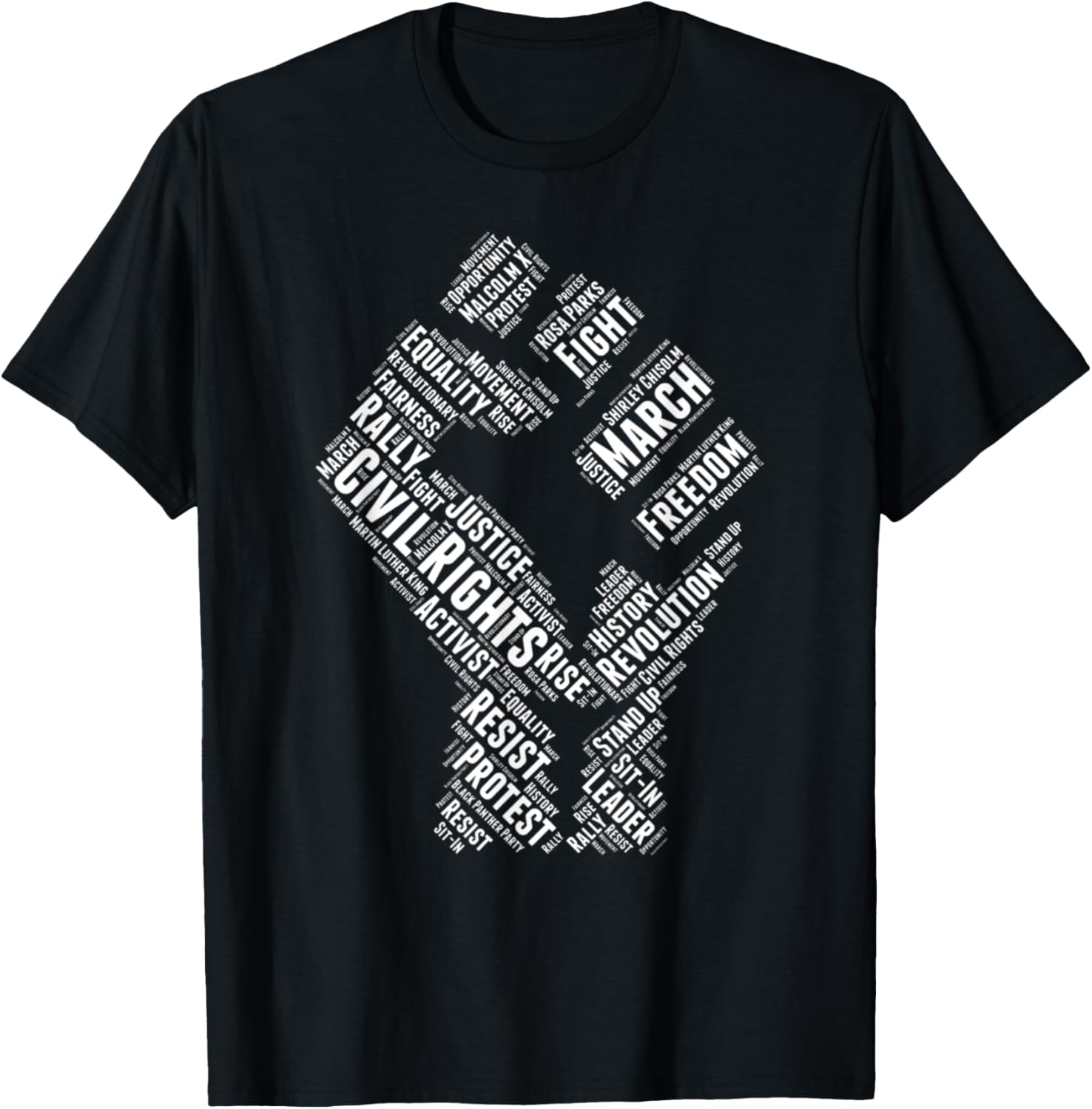 Civil Rights Movement Black Power Fist Social Justice