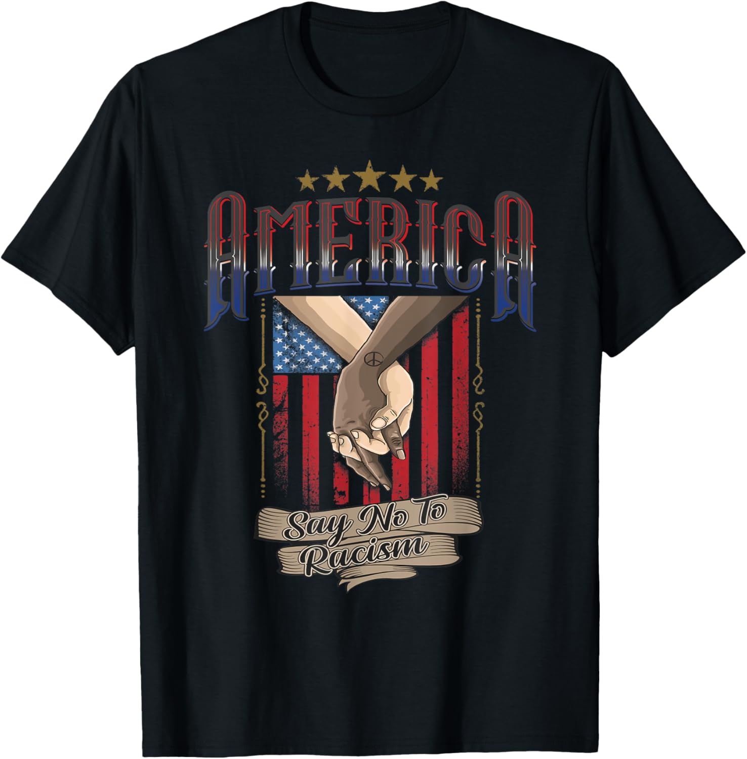 America Say No To Racism Equality Social Justice Anti Racist
