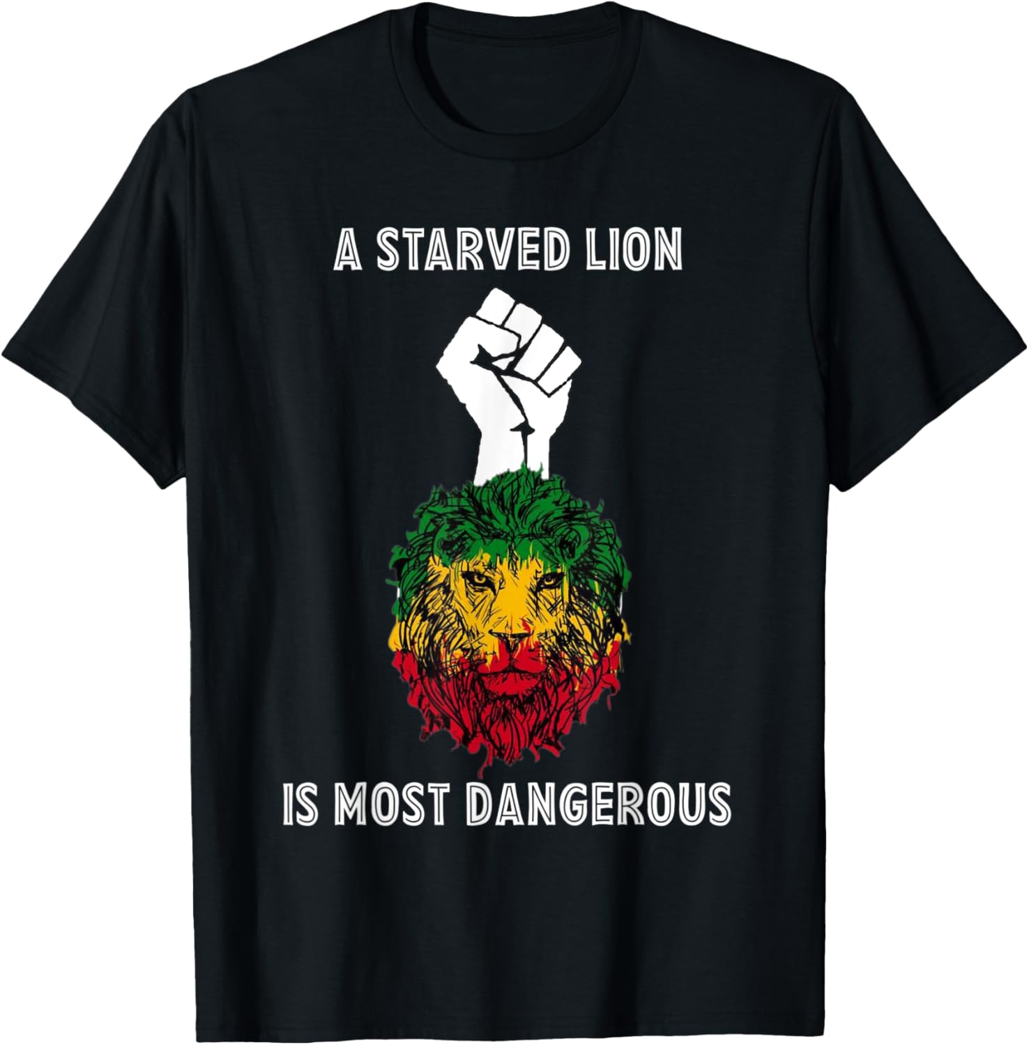 A starved lion is most dangerous, social justice black pride