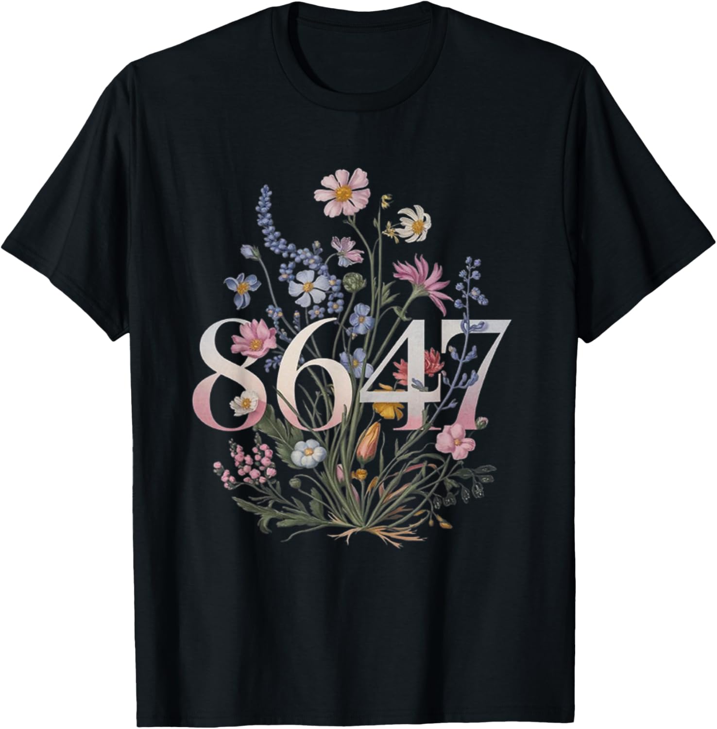 8647 Subtle Anti Trump Political Floral Boho Human Rights