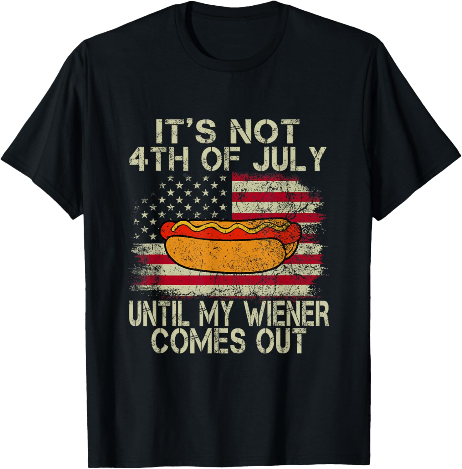 It's Not The 4th of July Until My Weiner Comes Out Graphic