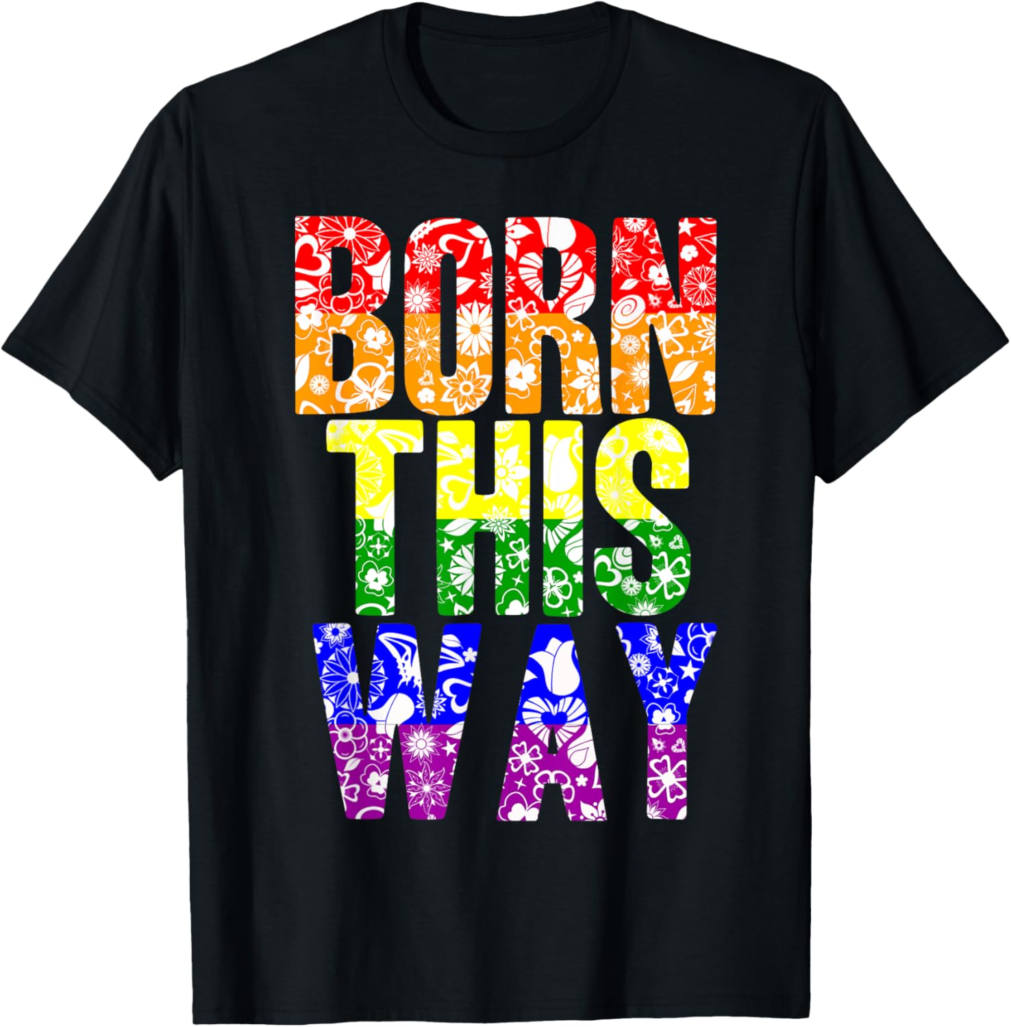 Born This Way LGBT Pride Human Rights Equality Rainbow