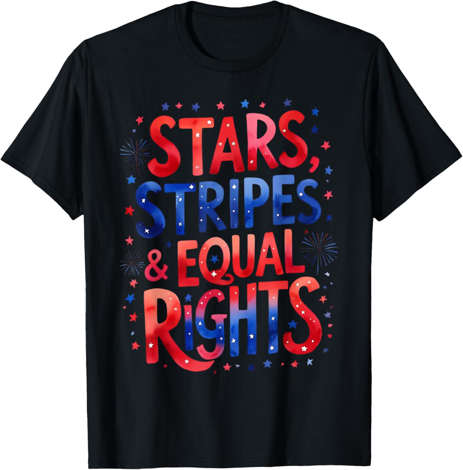 4th of July Stars Stripes & Equal Rights Human Rights