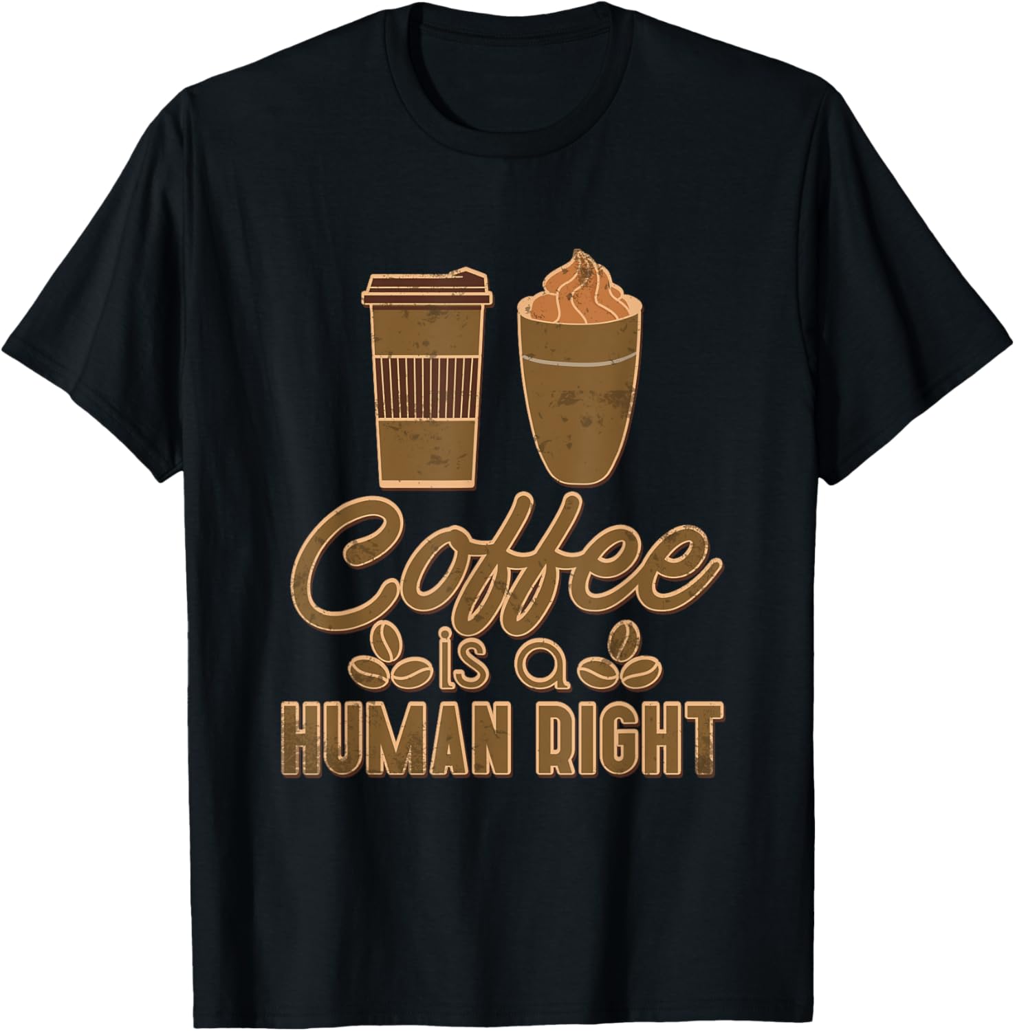 Coffee Is Human Right Funny Coffee Lovers Designs