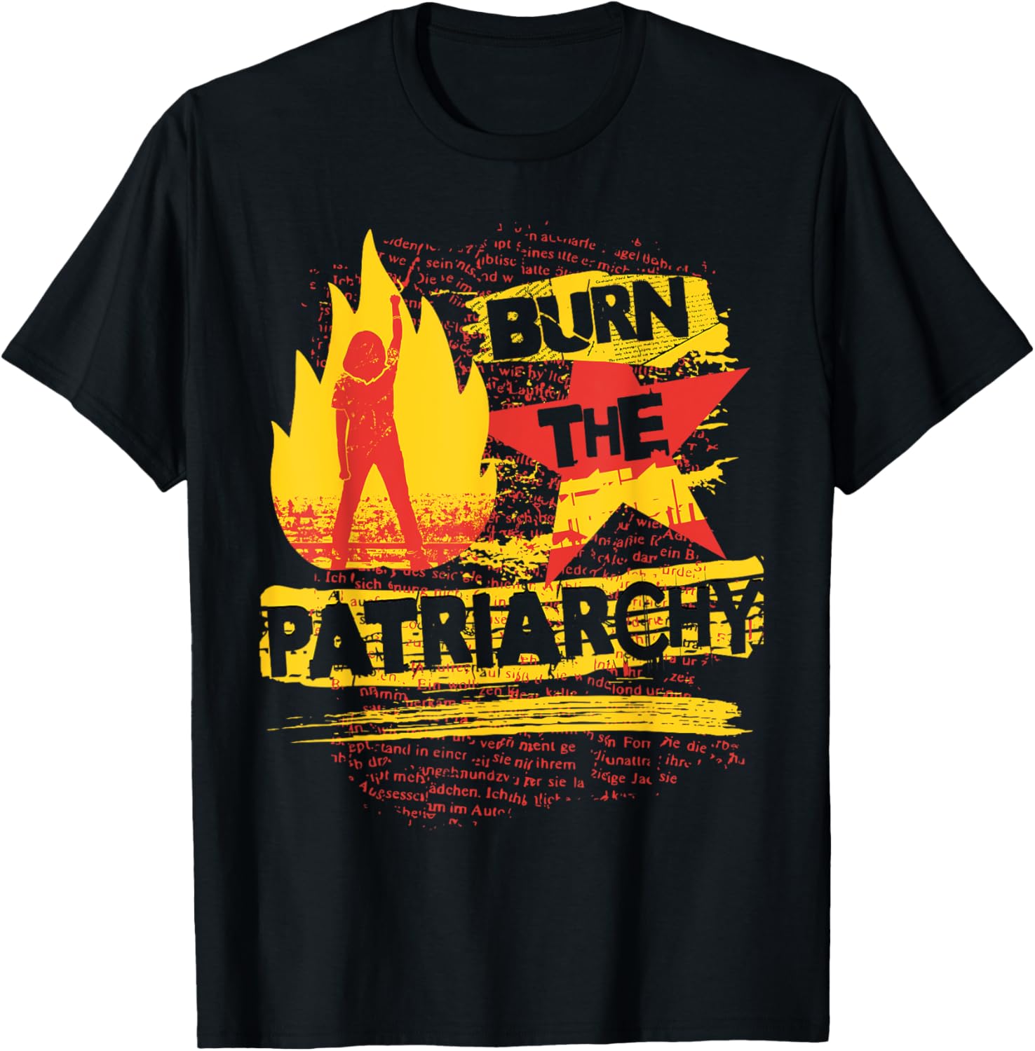 Burn the Patriarchy Retro 60s Protest Vintage Social Justice