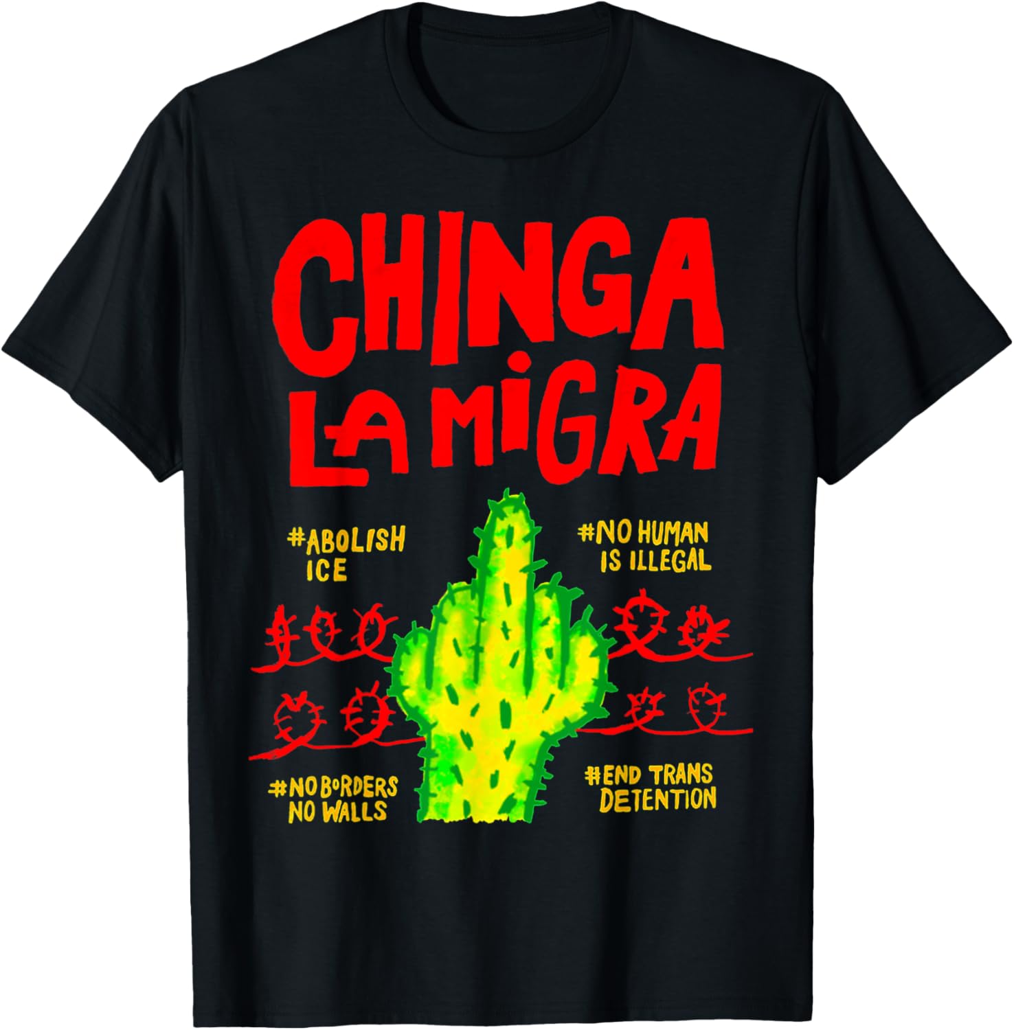 Chinga La Migra Political Pro Immigration Social Justice