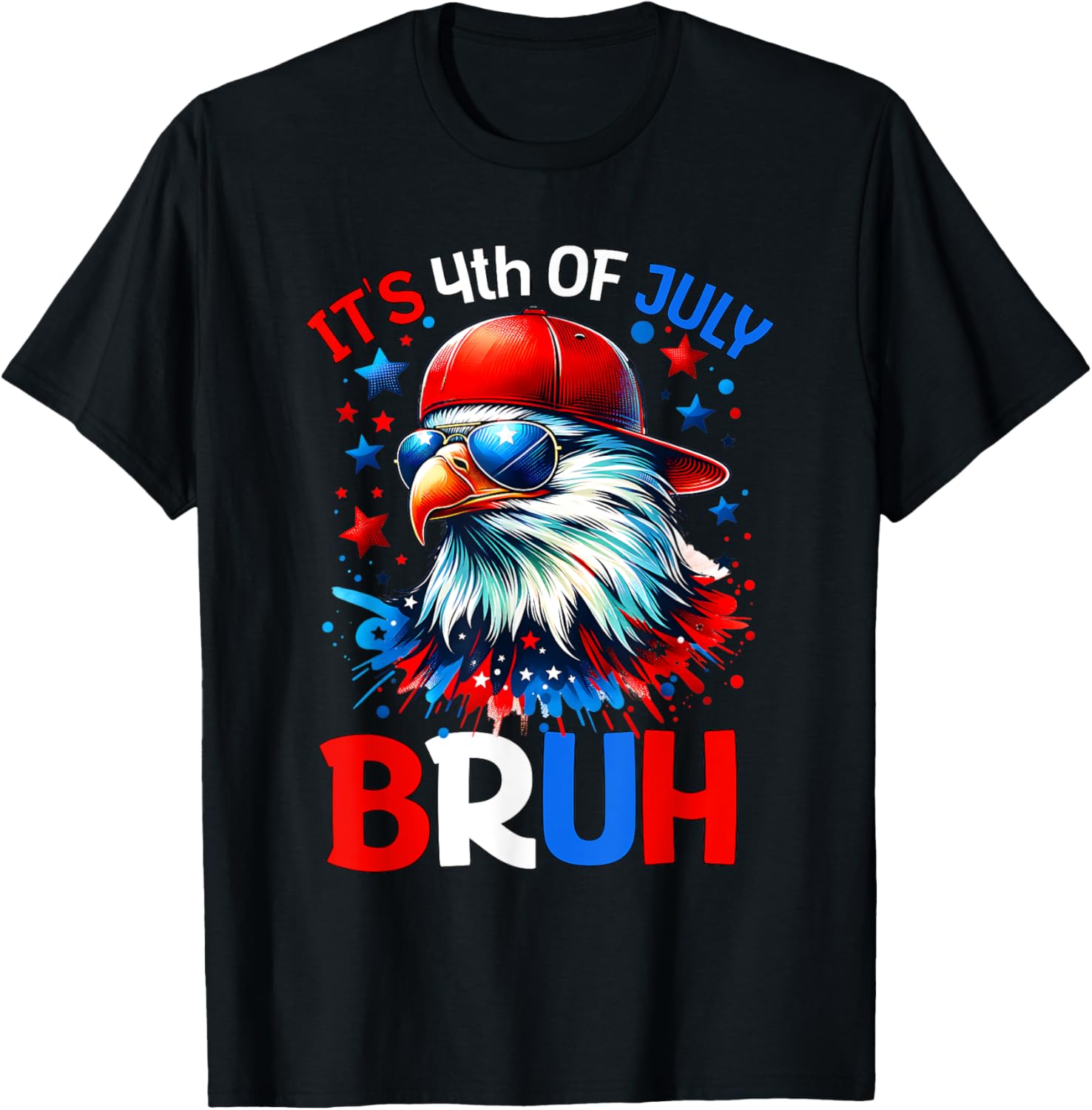 Bruh 4th Of July Boys Kids Fourth Of July Bald Eagle