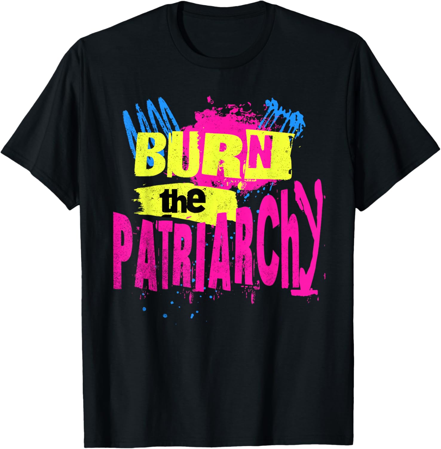 Burn the Patriarchy Retro 80s Protest Vintage Social Justice