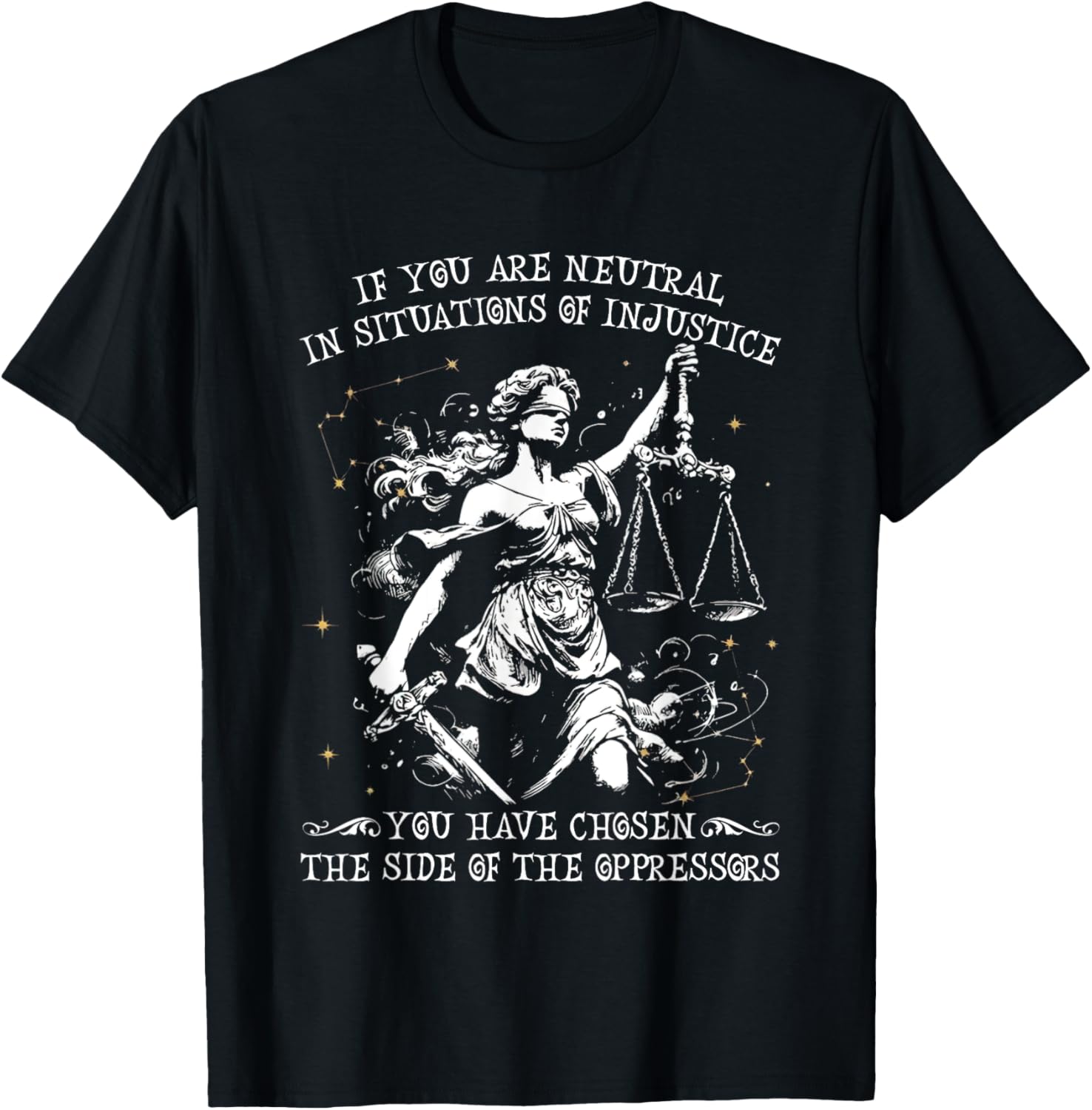 Civil Rights Social Justice Lady Justice Quote