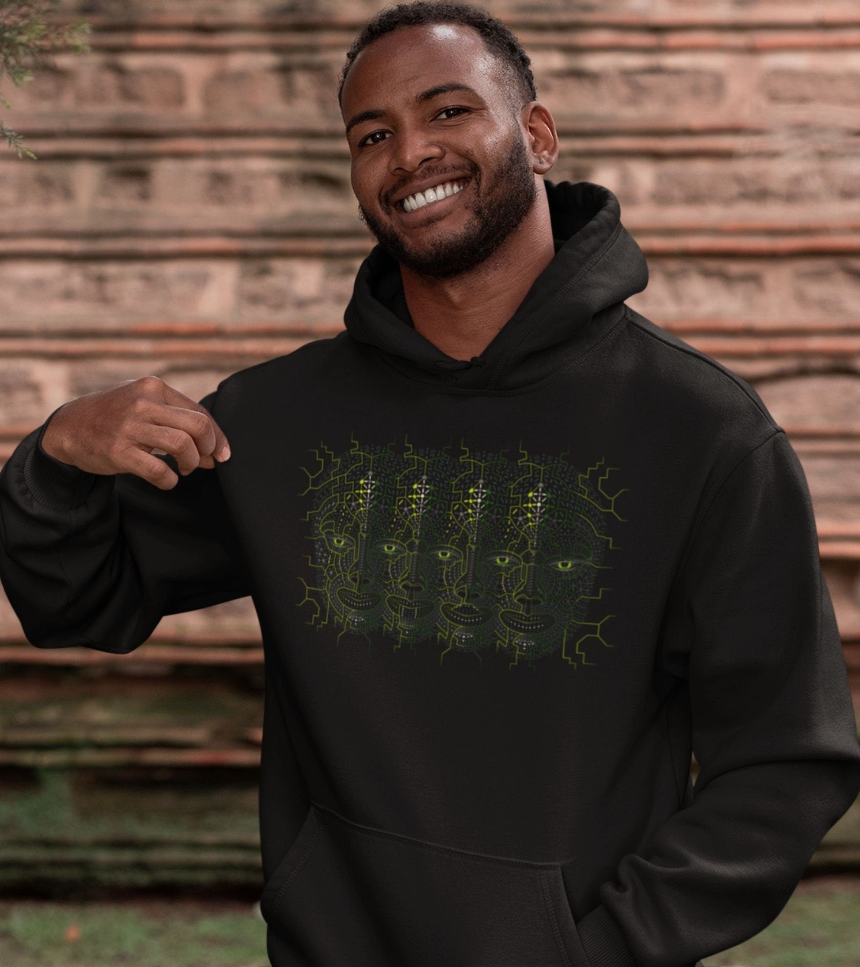 4th dimension Unisex Hoodie   Made to order   Choice of Colours