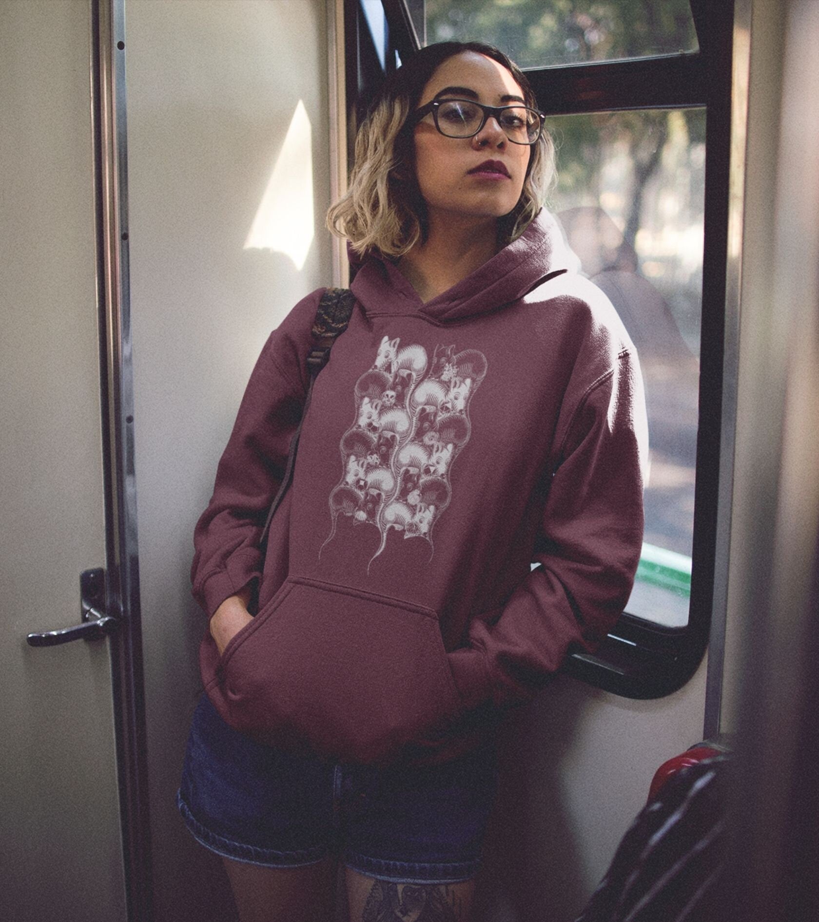 12 Mice   Unisex Hoodie   Made to order   Choice of Colours