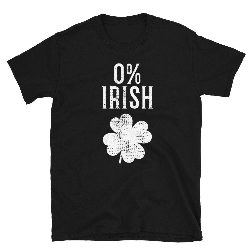 0% Irish Four Leaf Clover Unisex T Shirt