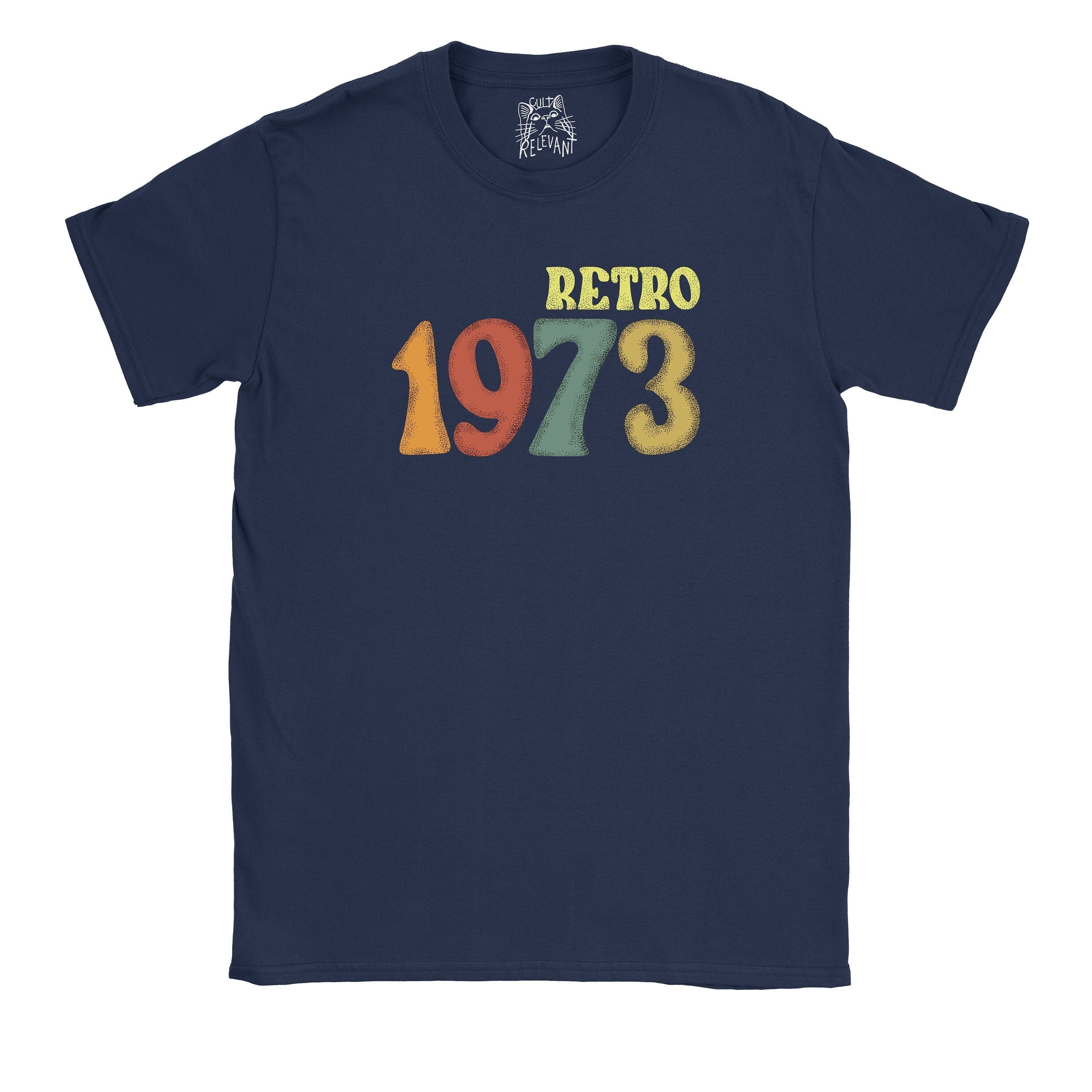 1973 52th Birthday T shirt   Retro Funny Vintage | Gift Present For Him Her Idea