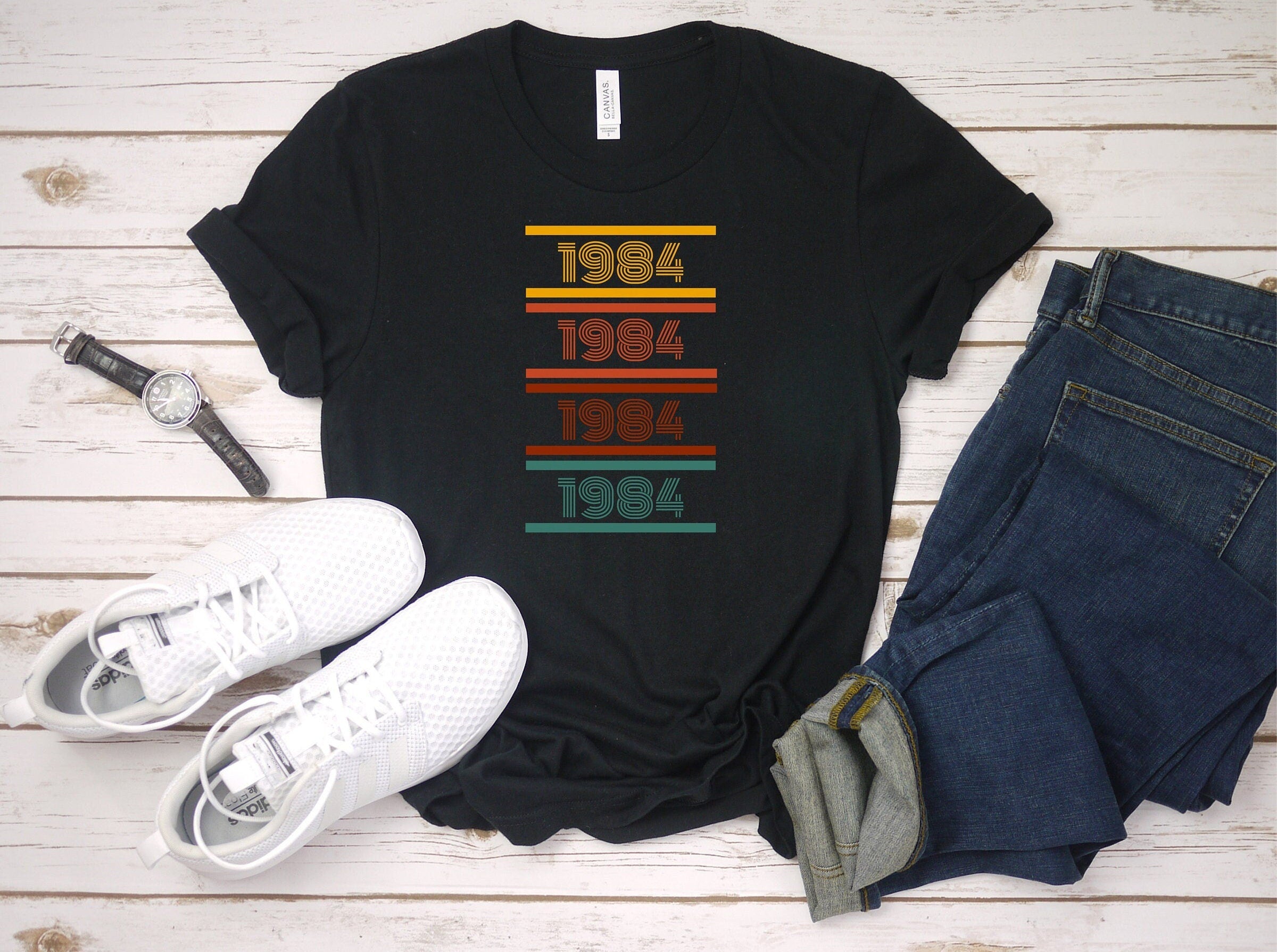 1984 Shirt, 40th Birthday, 40th Birthday Gift, 40th Birthday Gift for Him, 40th Birthday Shirt, Personalized Birthday Tshirt, Idea for her