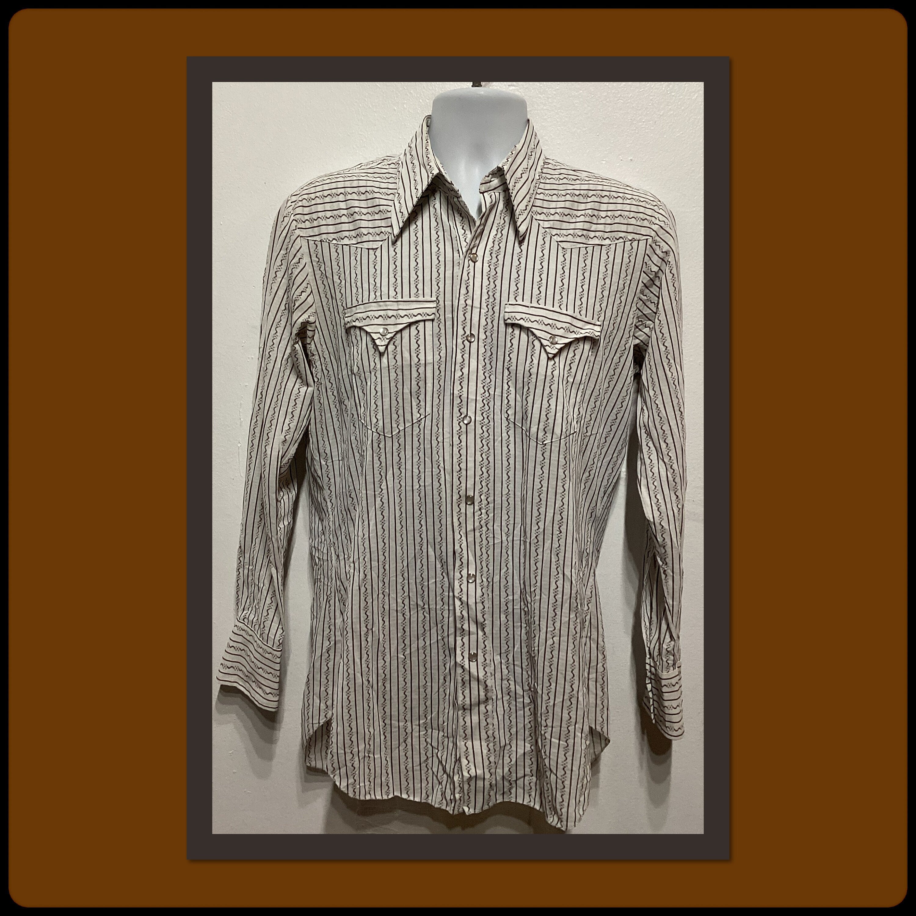 1960s vintage western shirt by Bronco Western