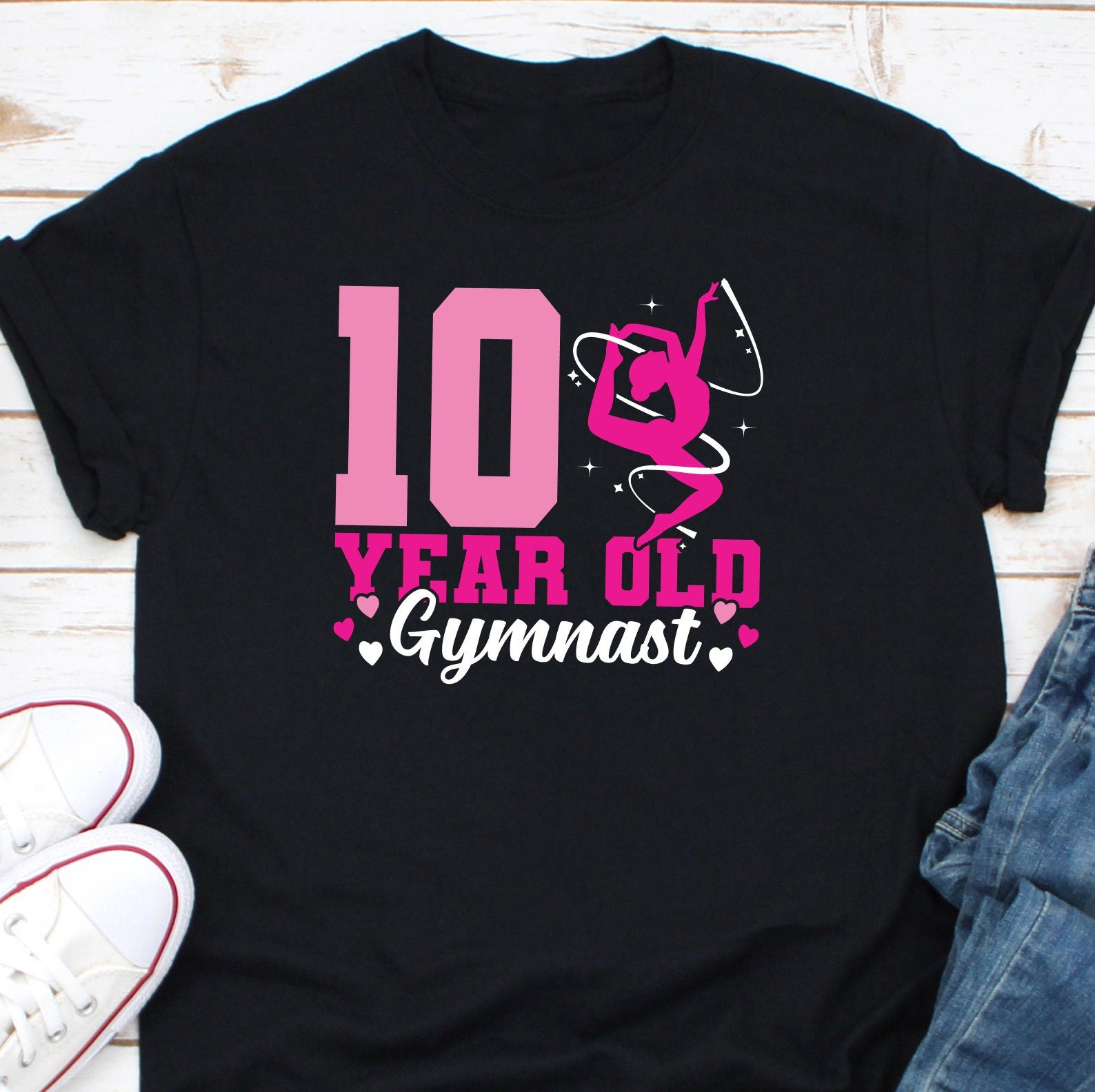 10 Year Old Gymnast Shirt, Gymnastics Kid Shirt, Gymnast Birthday Shirt, Gymnast Girl Shirt, Gymnastics Lover Shirt, Sport Girl Shirt