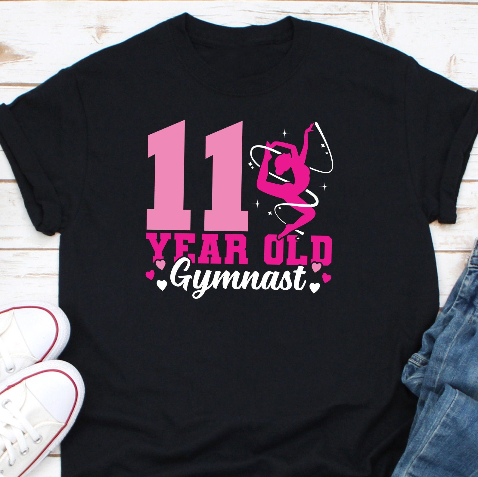 11 Year Old Gymnast Shirt, Gift For Gymnast, Gymnastics Party Shirt, Gymnast 11 Birthday Shirt, Gymnast Life Shirt, Gymnast Birthday Shirt
