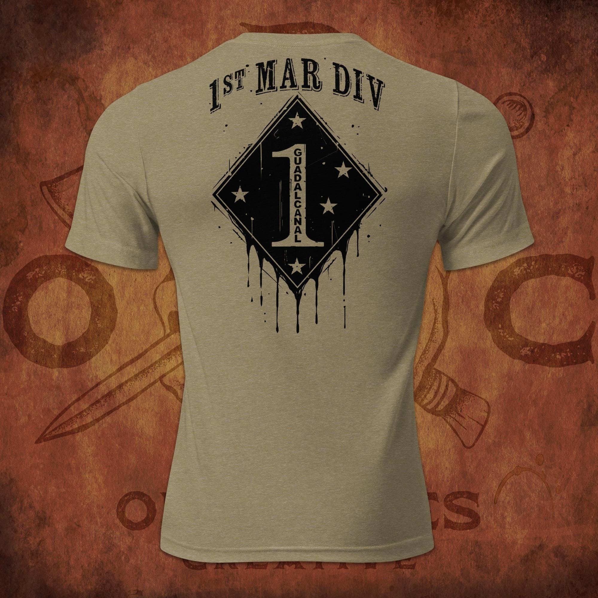1st Marine Division Military T Shirt, Veteran Shirt, Marine Gift, Marine TShirts, USMC Tee, Marine Corps T Shirts, Marine Corps Apparel