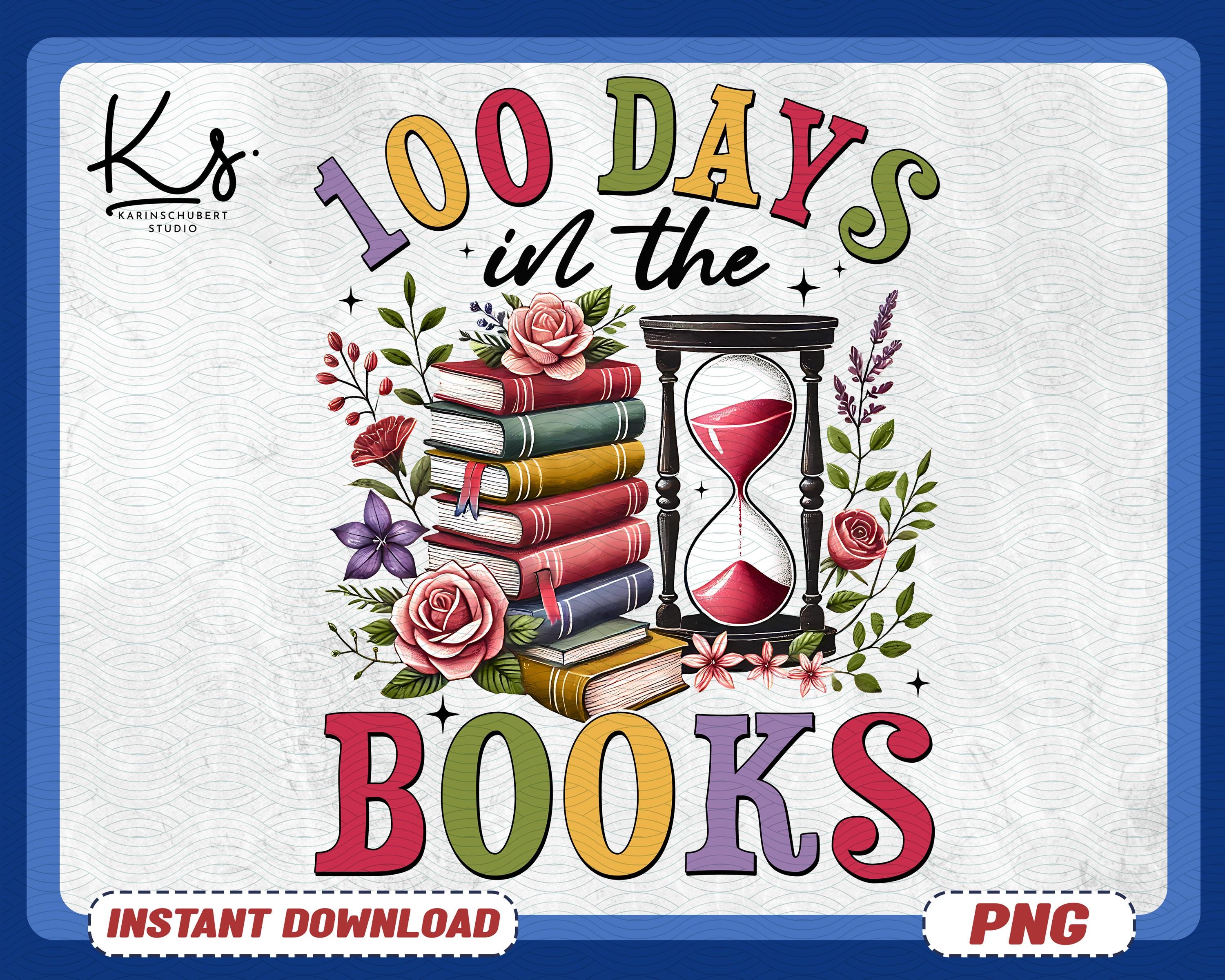100 Days In The Books Png, 100 Day Of School Png, Teacher 100 Days, Brushstroke 100 Days Of School Png, Teacher Png, Coquette Bow School Png