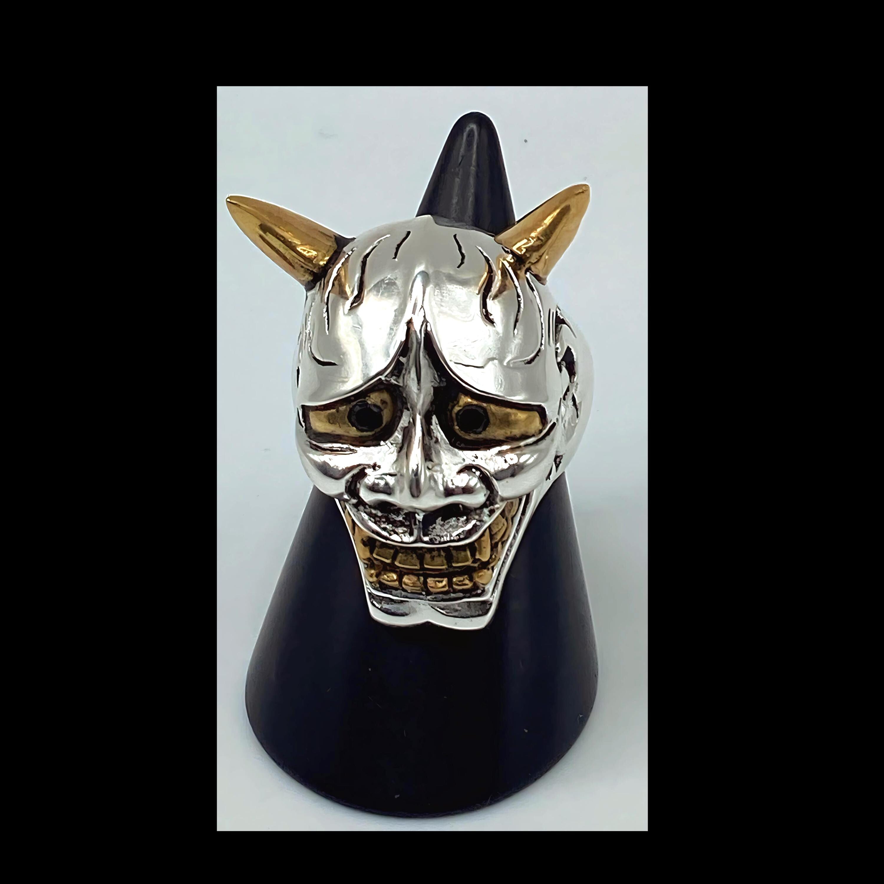 1940&#39;s/50&#39;s vintage inspired novelty &quot;Kabuki&quot; ring by SWS of London Jewelry