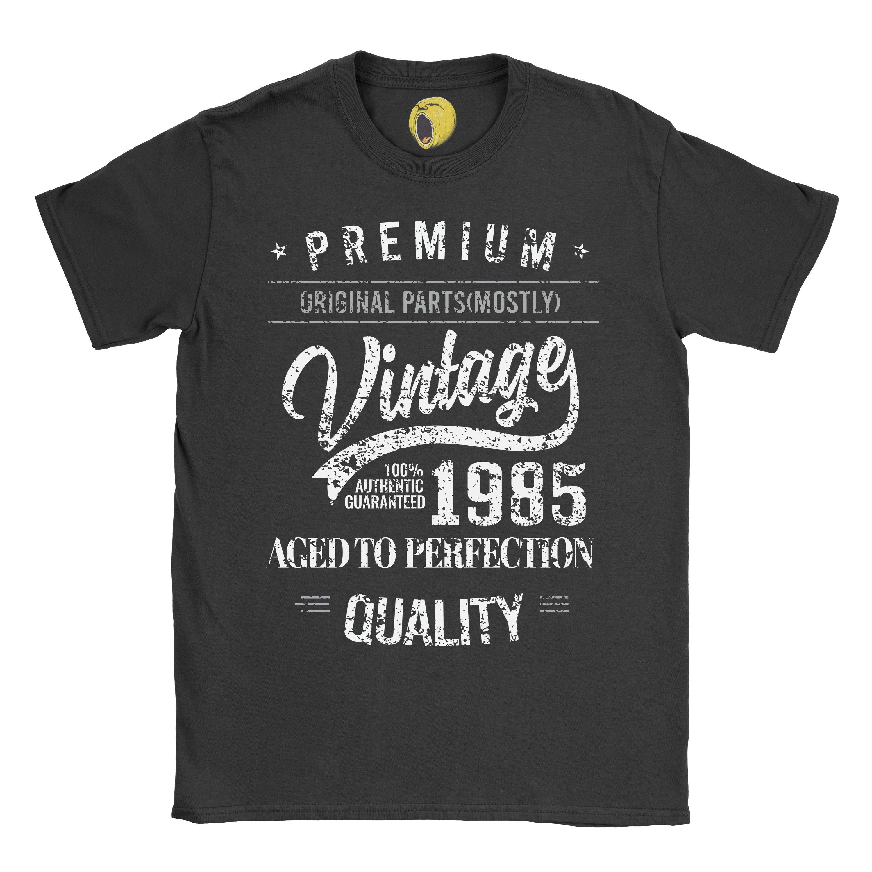 40th Birthday T shirt 1985   Gift for Him or Her | Vintage Premium | Original Parts | Personalised Customised | Funny Bday Gift
