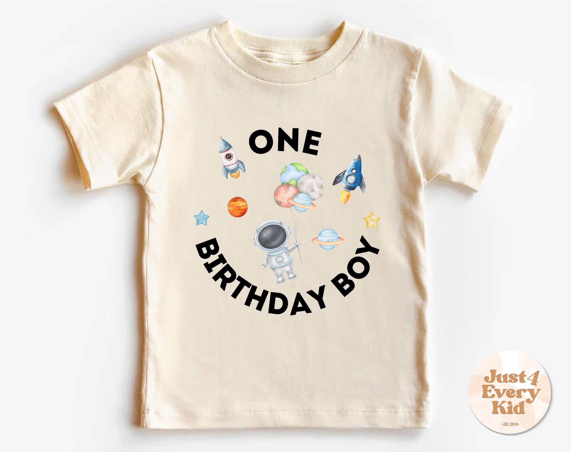 1st Birthday Boy T shirt, Space Planet One Baby Bodysuit, Rocket Birthday Shirt, Boy One Birthday, Rocket Ship Shirt, Space Adventure Kids