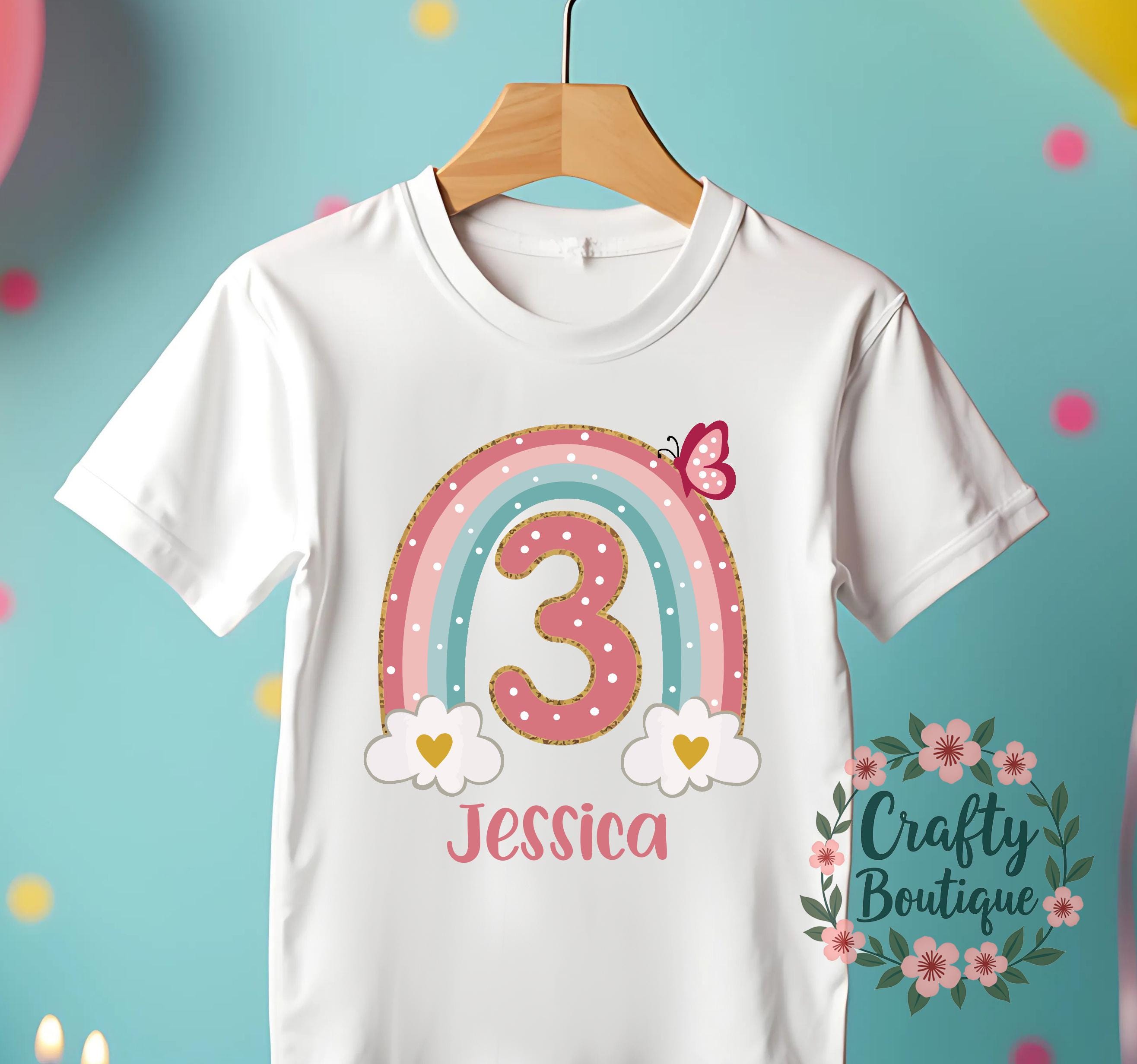 3rd Birthday Tshirt, Girls Birthday Outfit, Third Birthday Shirt, Kids Birthday Shirt, I am Three Tee, Personalized Girl Birthday Tee   1166