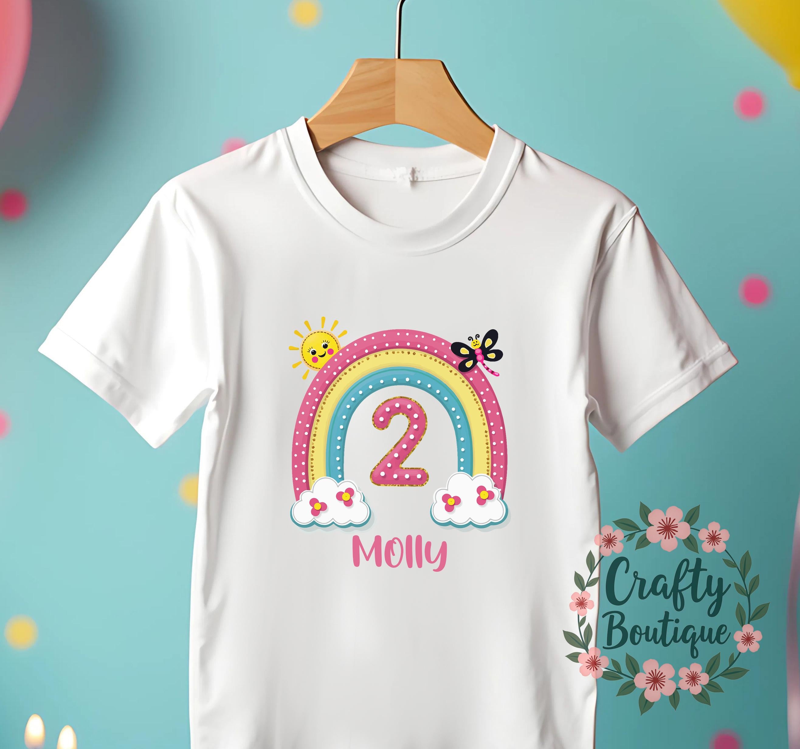 2nd Birthday Tshirt, Girls Birthday Outfit, Second Birthday Gift, Kids Birthday Shirt, I am Two Tee, Personalized Girl Birthday Tee   1164