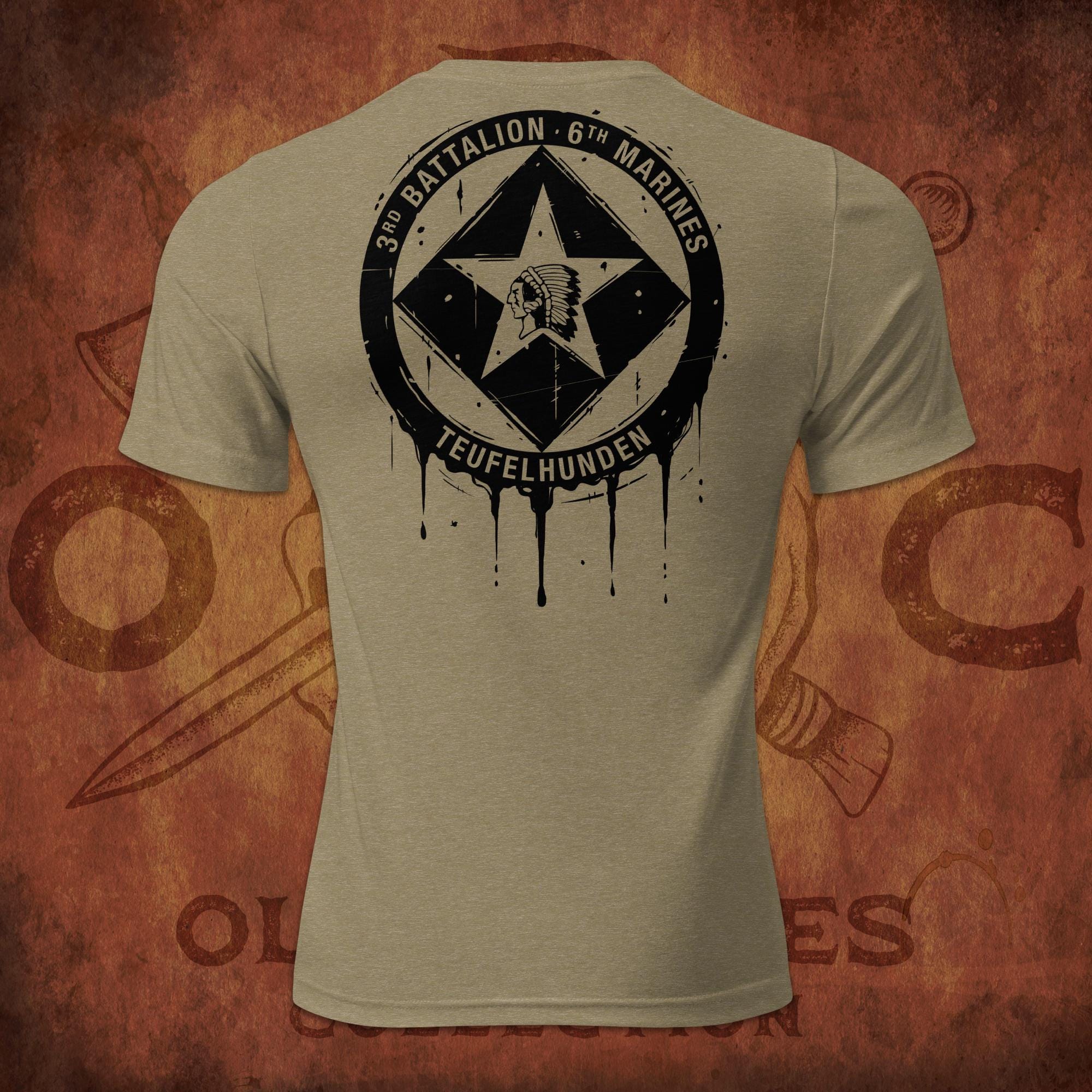 3rd Battalion 6th Marines Military T Shirt, Veteran Shirt, Marine TShirts, USMC Tee, Marine Corps T Shirts, Marine Corps Apparel